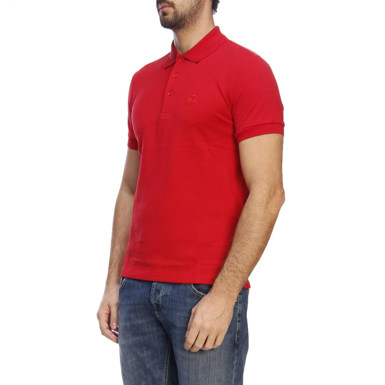 BURBERRY T-SHIRT: T-shirt men Burberry, Red - Img 2