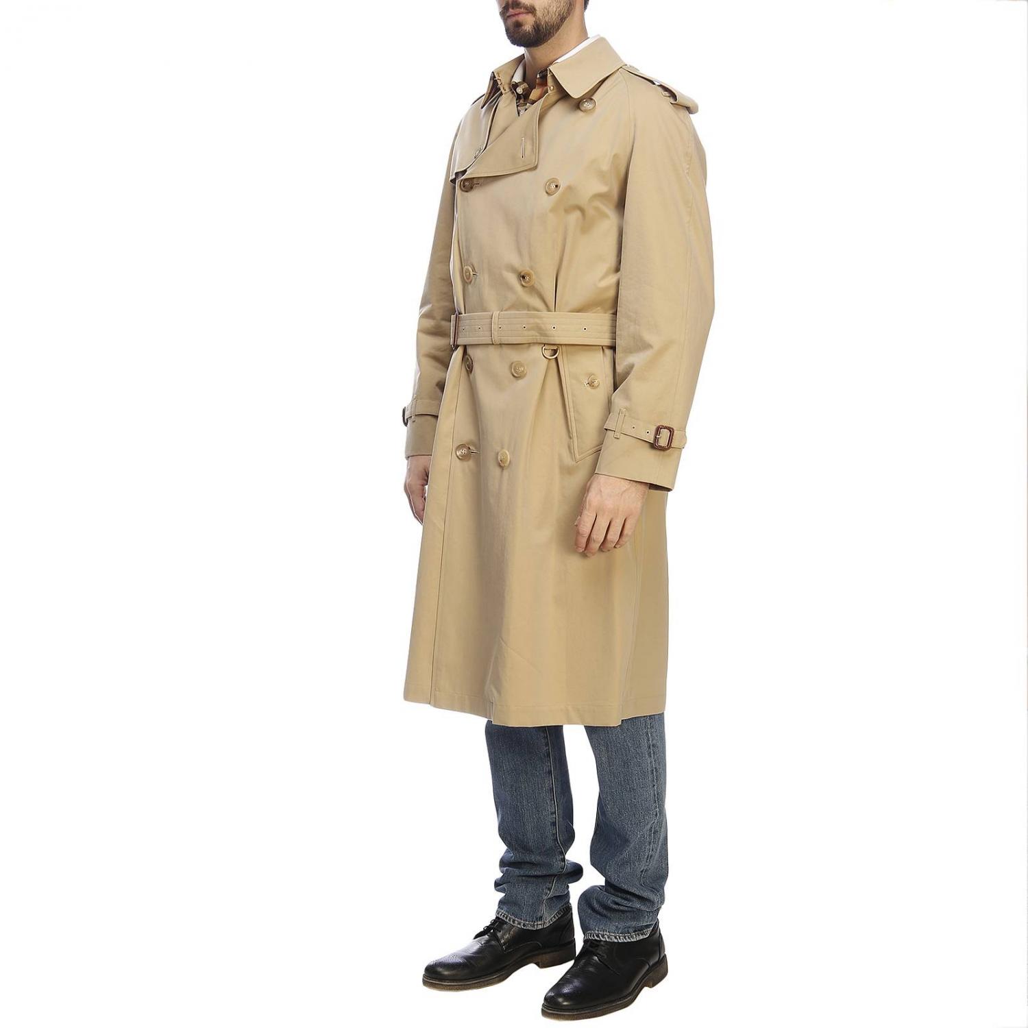 BURBERRY TRENCH COAT: Coat men Burberry, Honey - Img 2