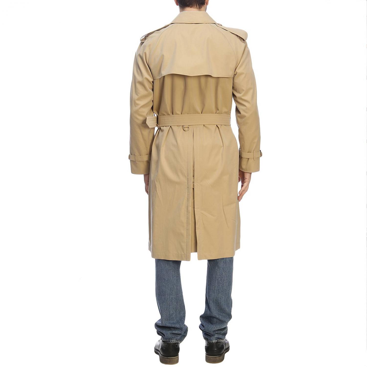 BURBERRY TRENCH COAT: Coat men Burberry, Honey - Img 3