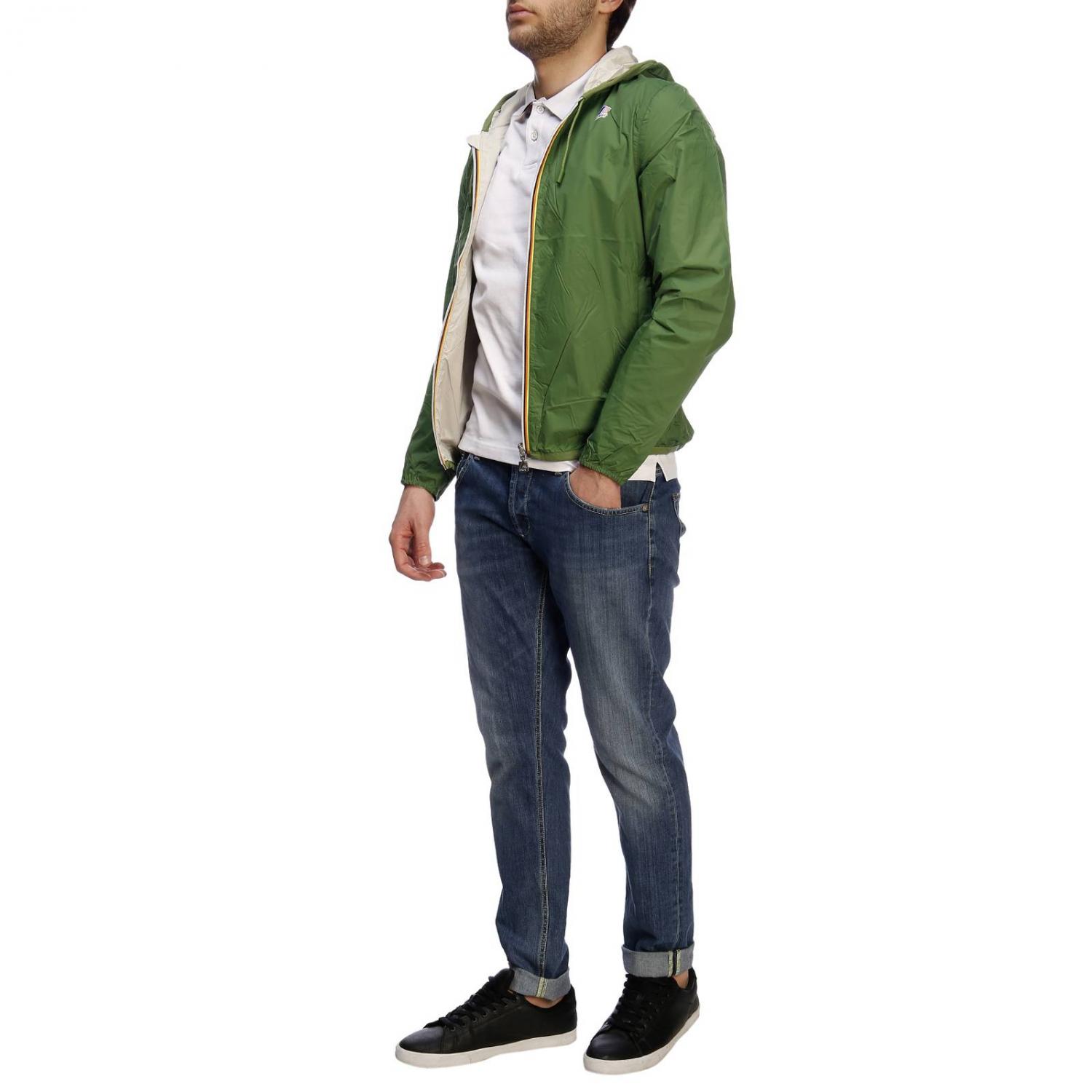 K-WAY JACKET: Jacket men K-way, Green - Img 6
