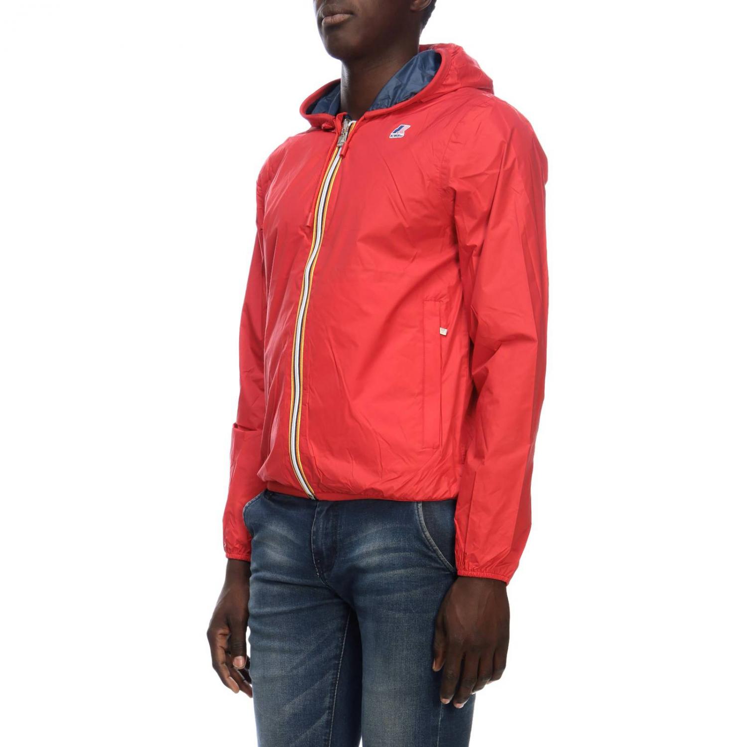 K-WAY JACKET: Jacket men K-way, Red - Img 2