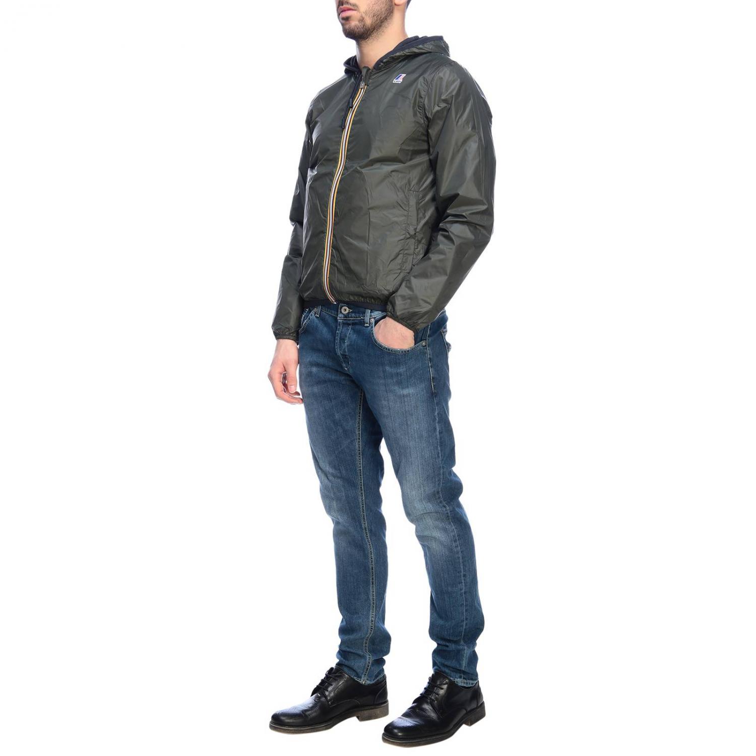 K-WAY JACKET: Jacket men K-way, Blue 1 - Img 5