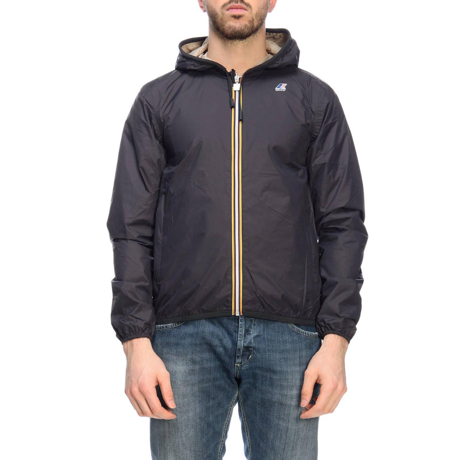 K-WAY JACKET: Jacket men K-way, Blue 2 - Img 1