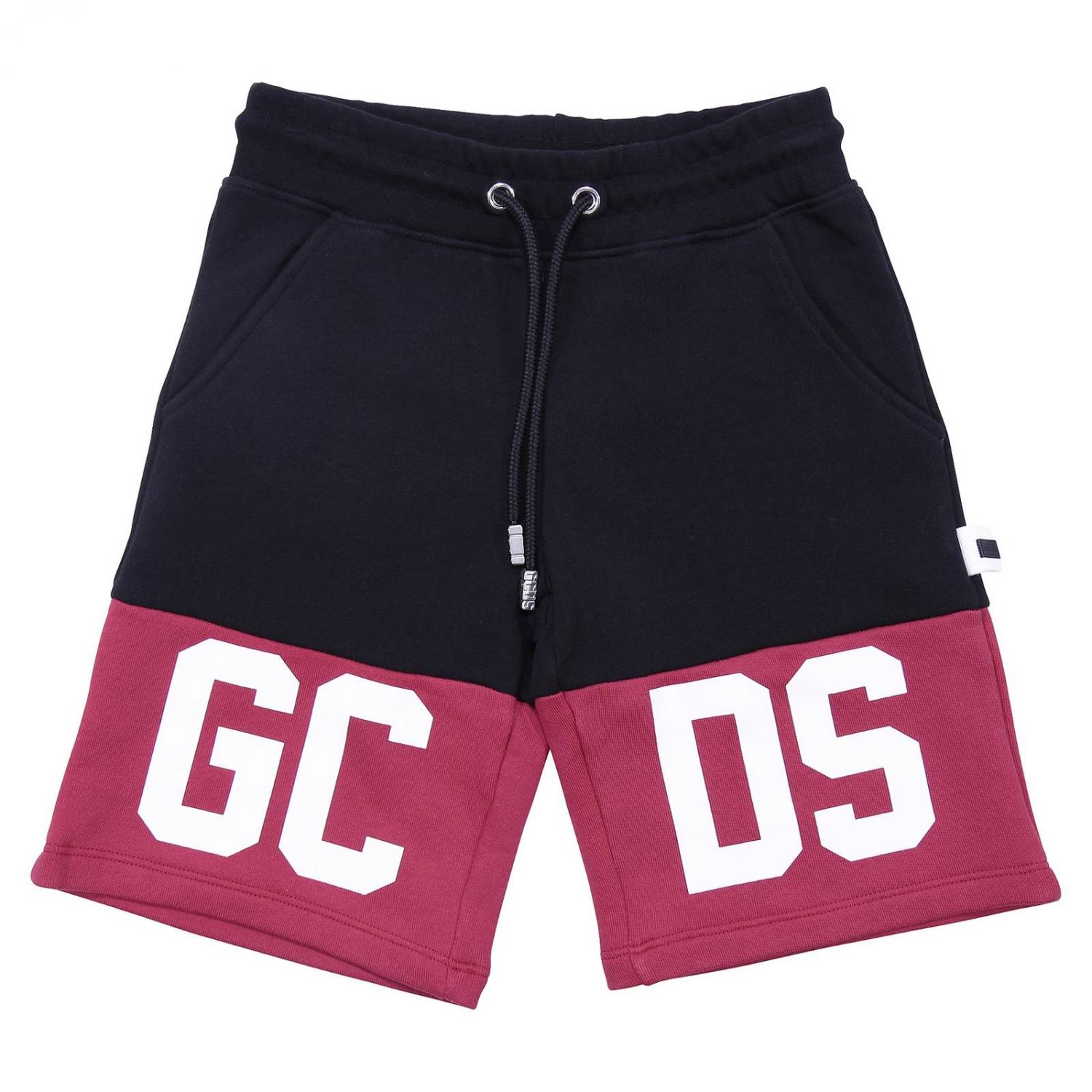 GCDS JUNIOR SHORTS: GCDS Jungen Shorts, Schwarz - Img 1