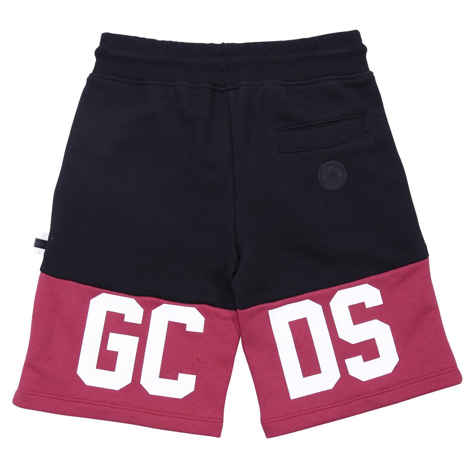 GCDS JUNIOR SHORTS: GCDS Jungen Shorts, Schwarz - Img 2