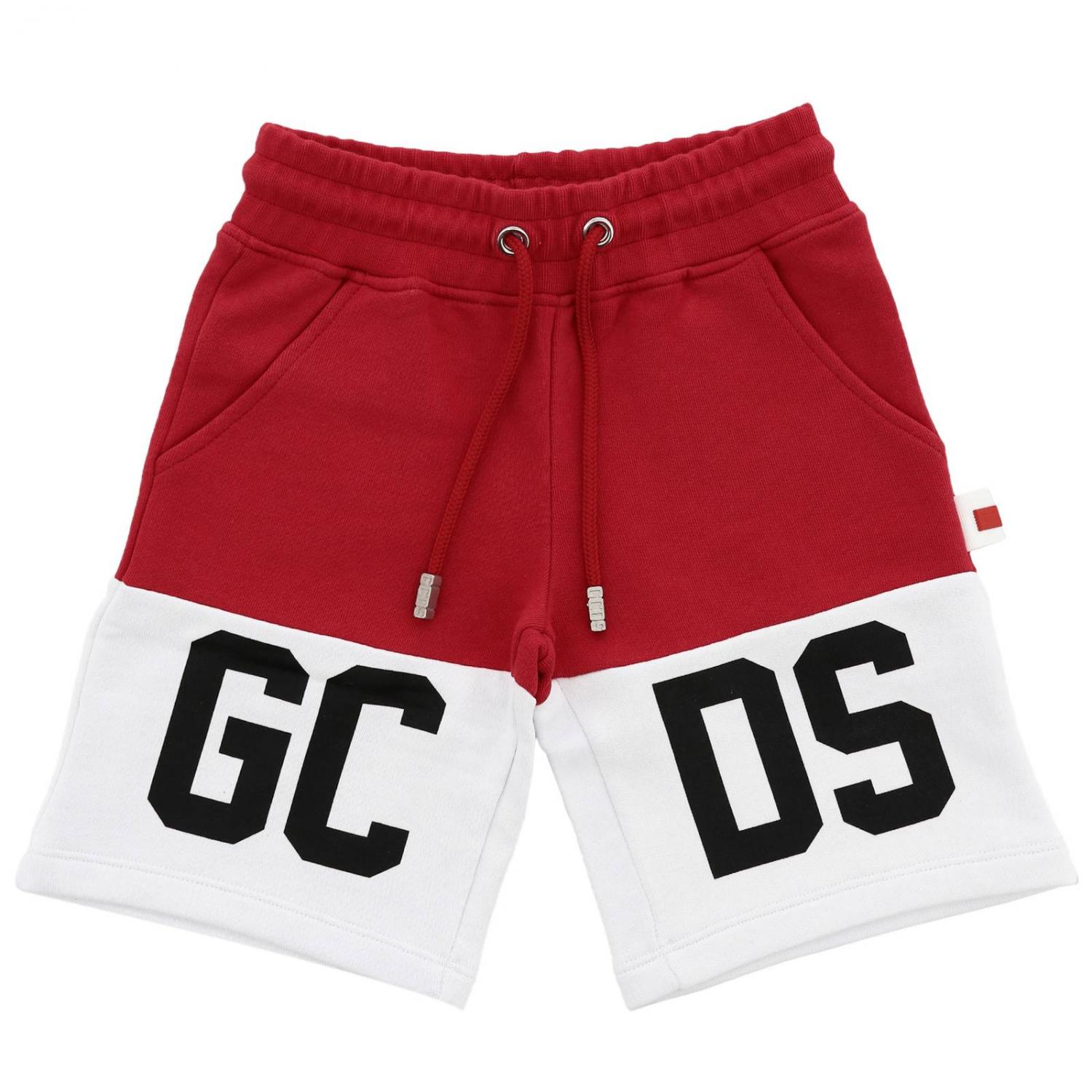 GCDS JUNIOR SHORTS: GCDS Jungen Shorts, Rot - Img 1