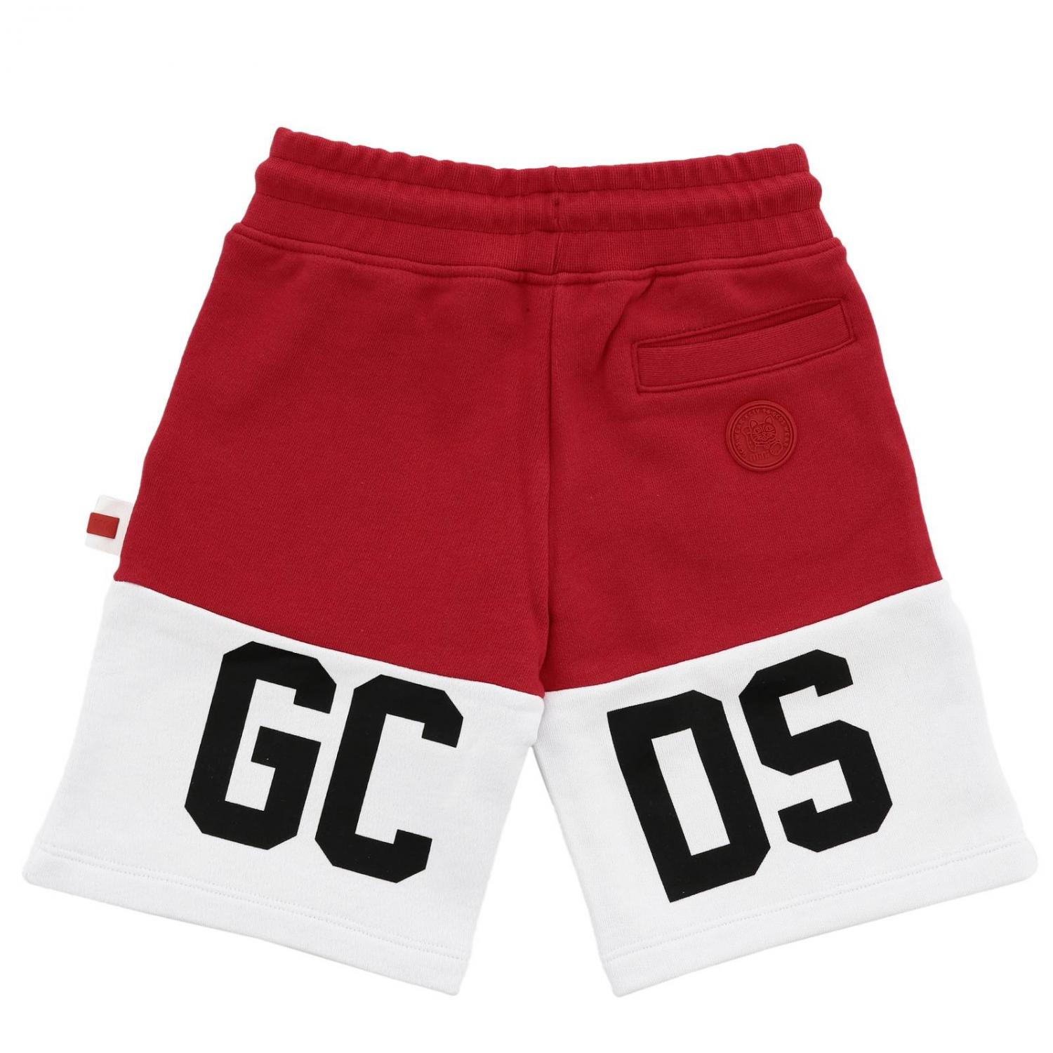 GCDS JUNIOR SHORTS: GCDS Jungen Shorts, Rot - Img 2