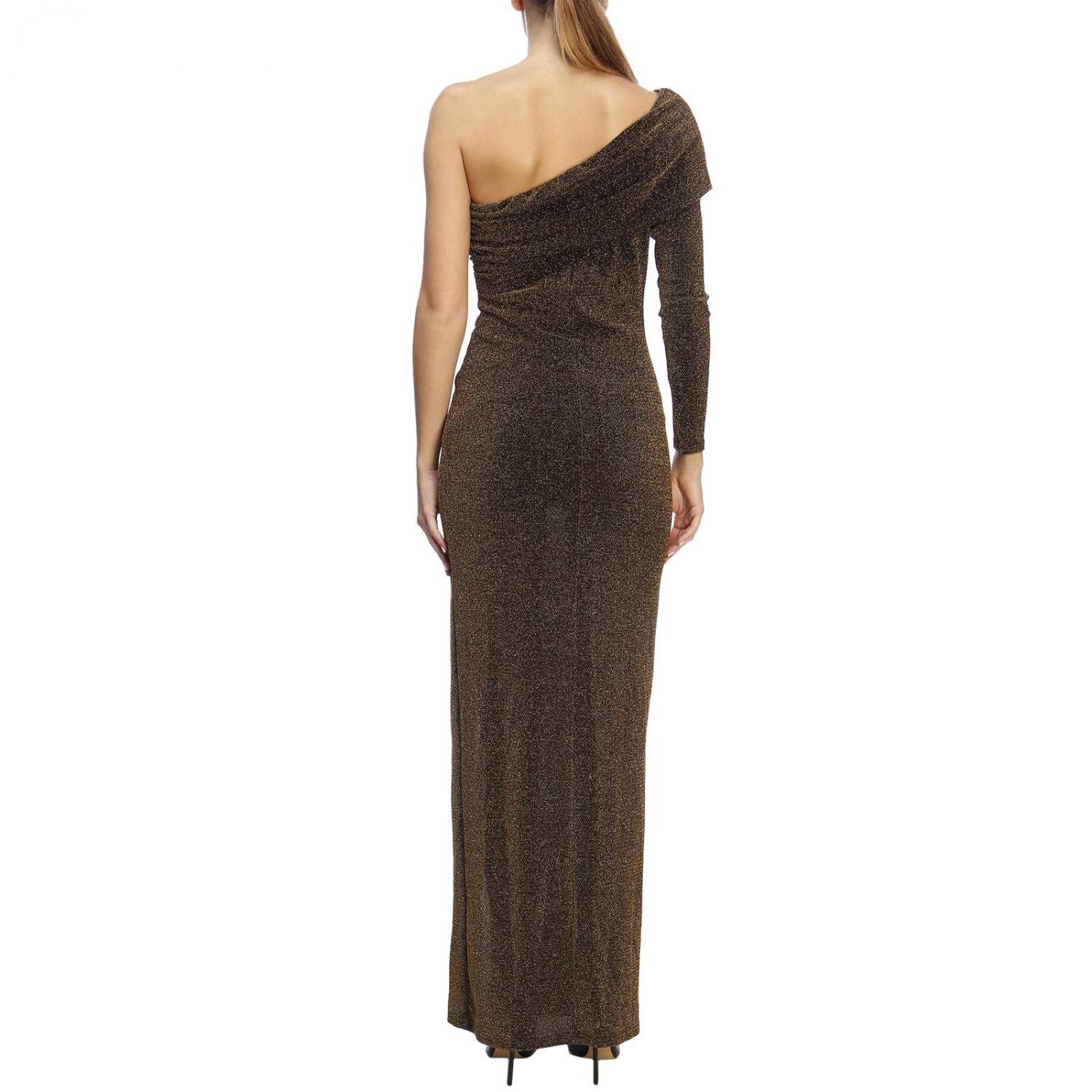 forever unique gold dress Forever Unique one shoulder fishtail maxi dress in rose gold sequin, Rose Gold