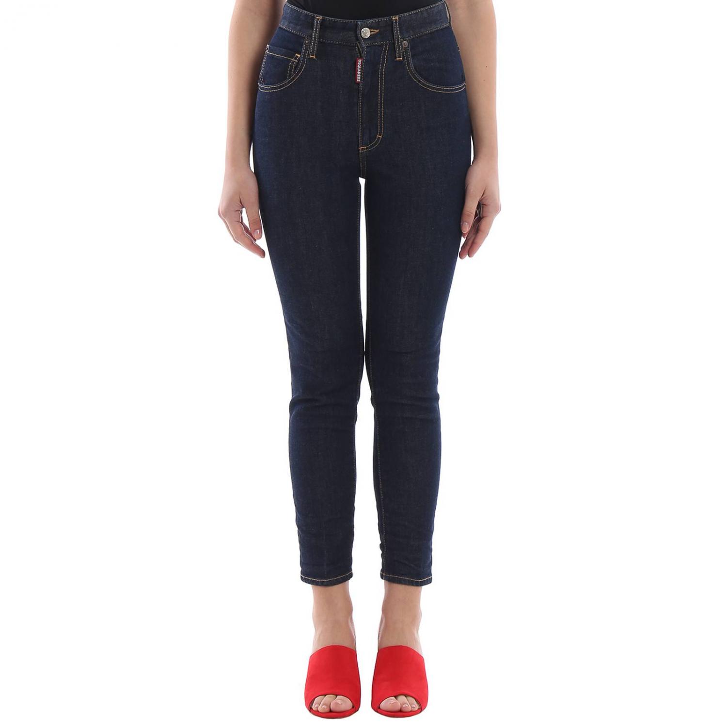 Dsquared2 Giubbino Jeans Con Logo Stampato DQ03Q8-D00WJ main image 1