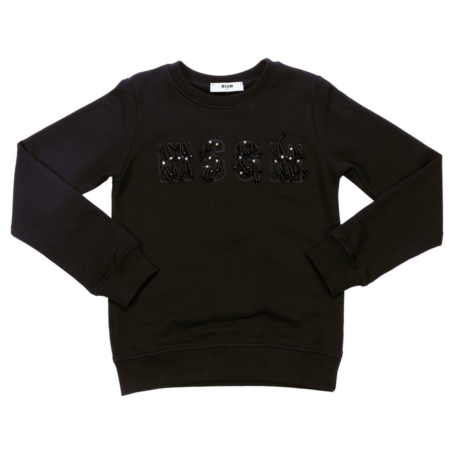 MSGM KIDS PULL: Pull enfant MSGM Kids, Noir - Img 1