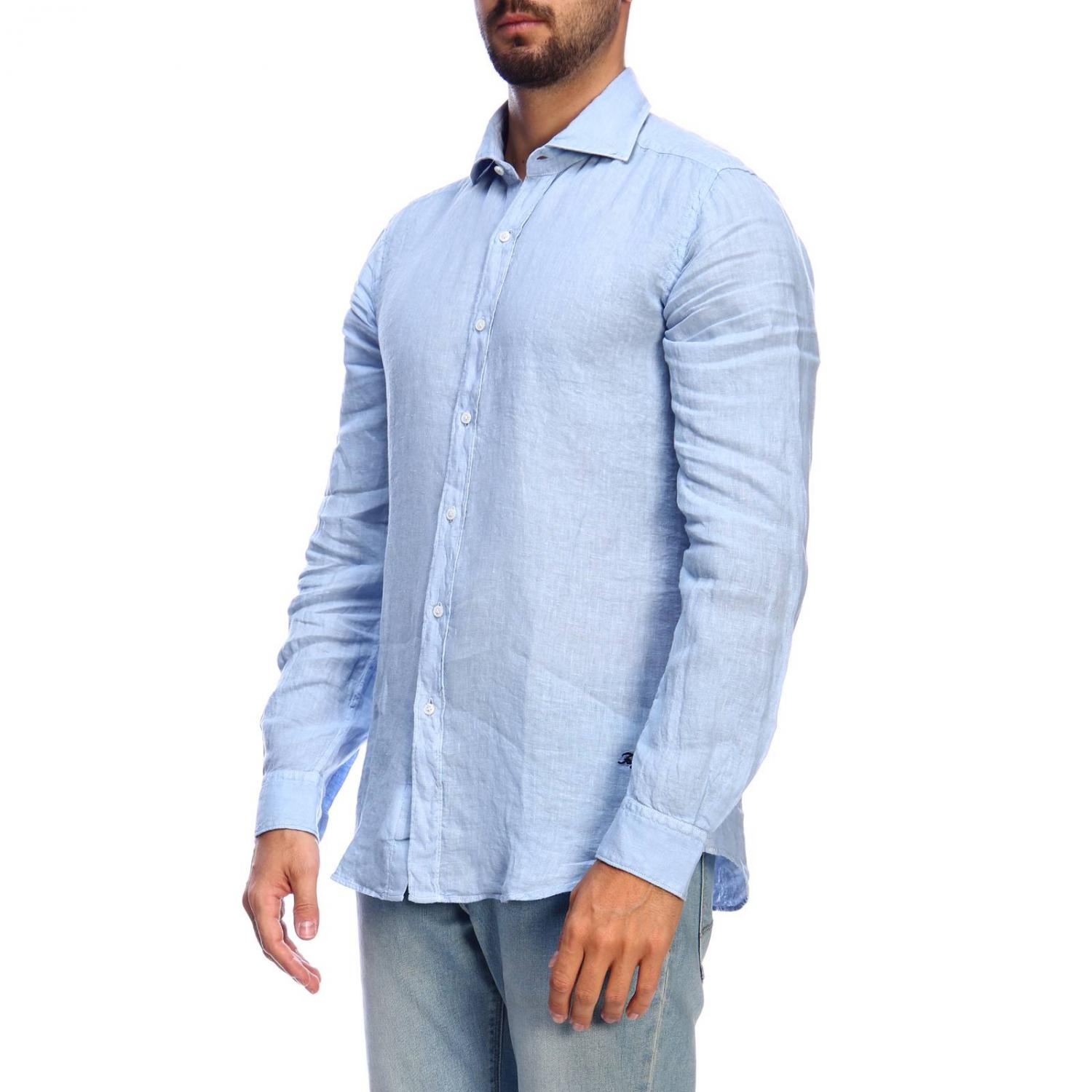 FAY SHIRT: Shirt men Fay, Gnawed Blue - Img 2