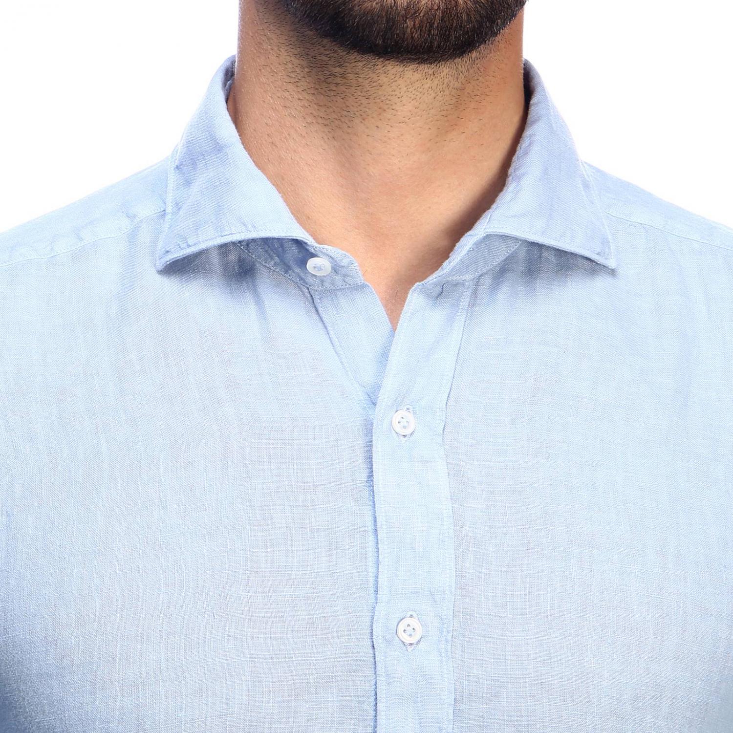 FAY SHIRT: Shirt men Fay, Gnawed Blue - Img 4