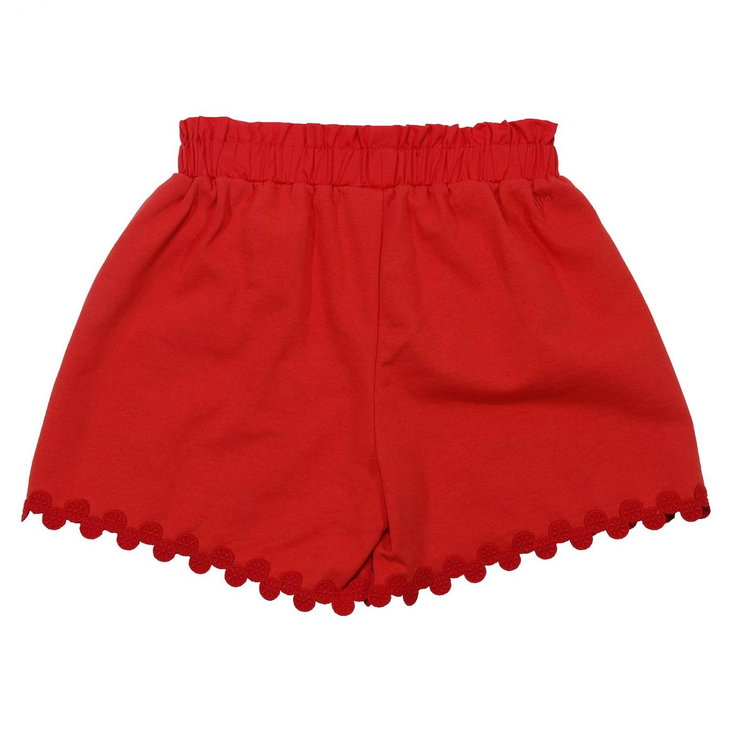 CHLOÉ SHORTS: Shorts kids ChloÉ, Red - Img 2