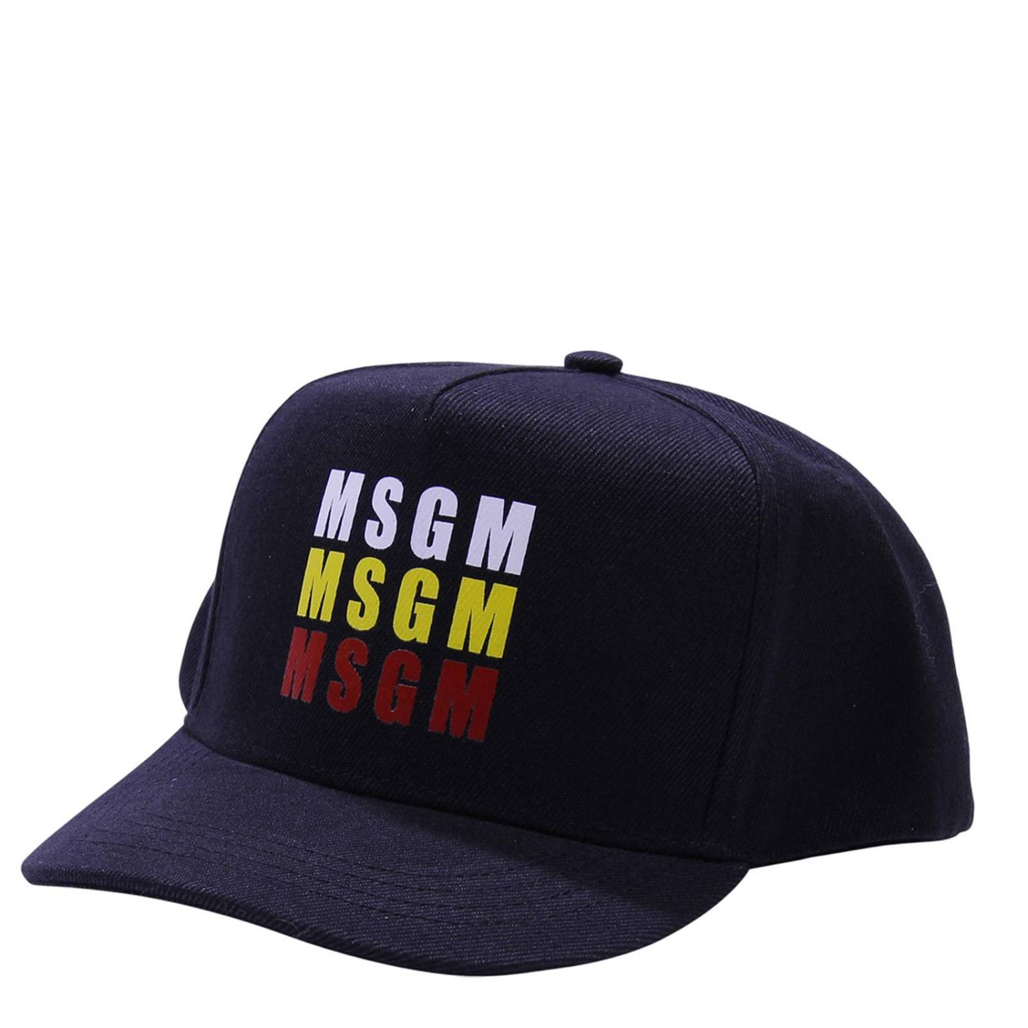 MSGM KIDS HAT: Hat kids MSGM Kids, Black - Img 1