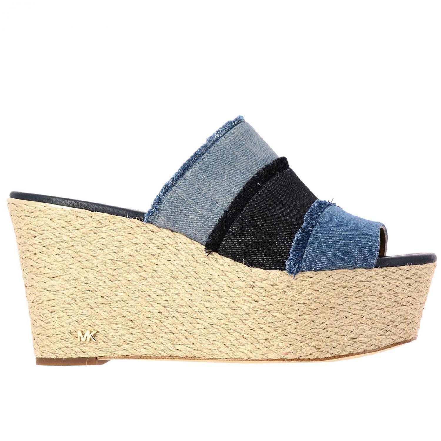 michael kors women's wedge shoes