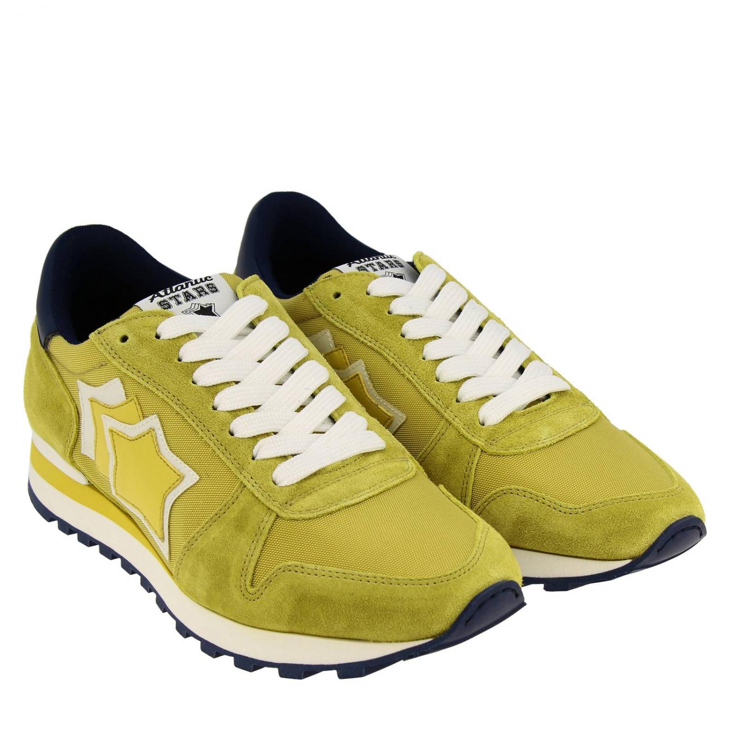 ATLANTIC STARS: Sneakers uomo Giallo Sneakers Atlantic Stars
