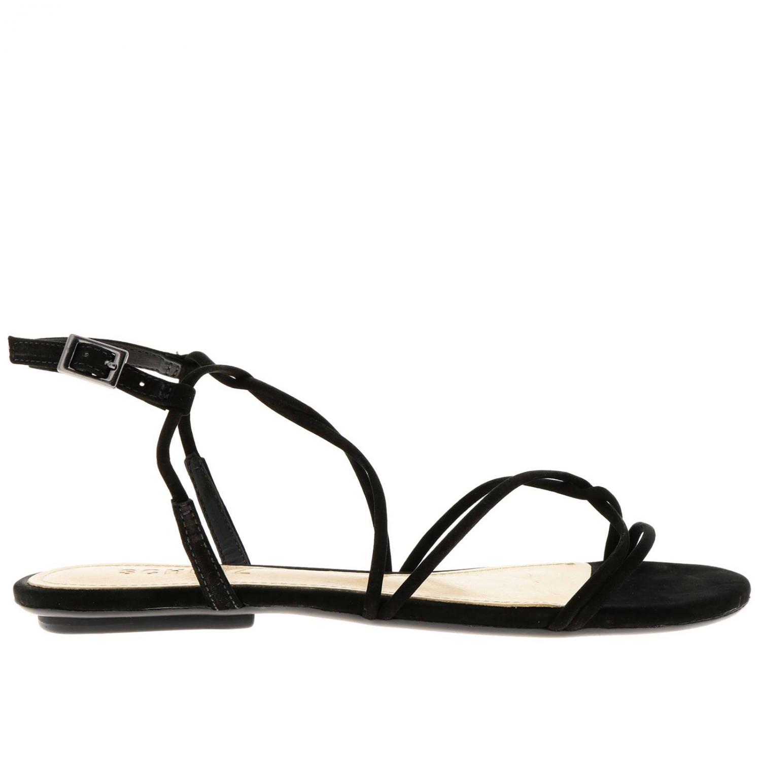 SCHUTZ FLAT SANDAL: Shoes women Schutz, Black - Img 1