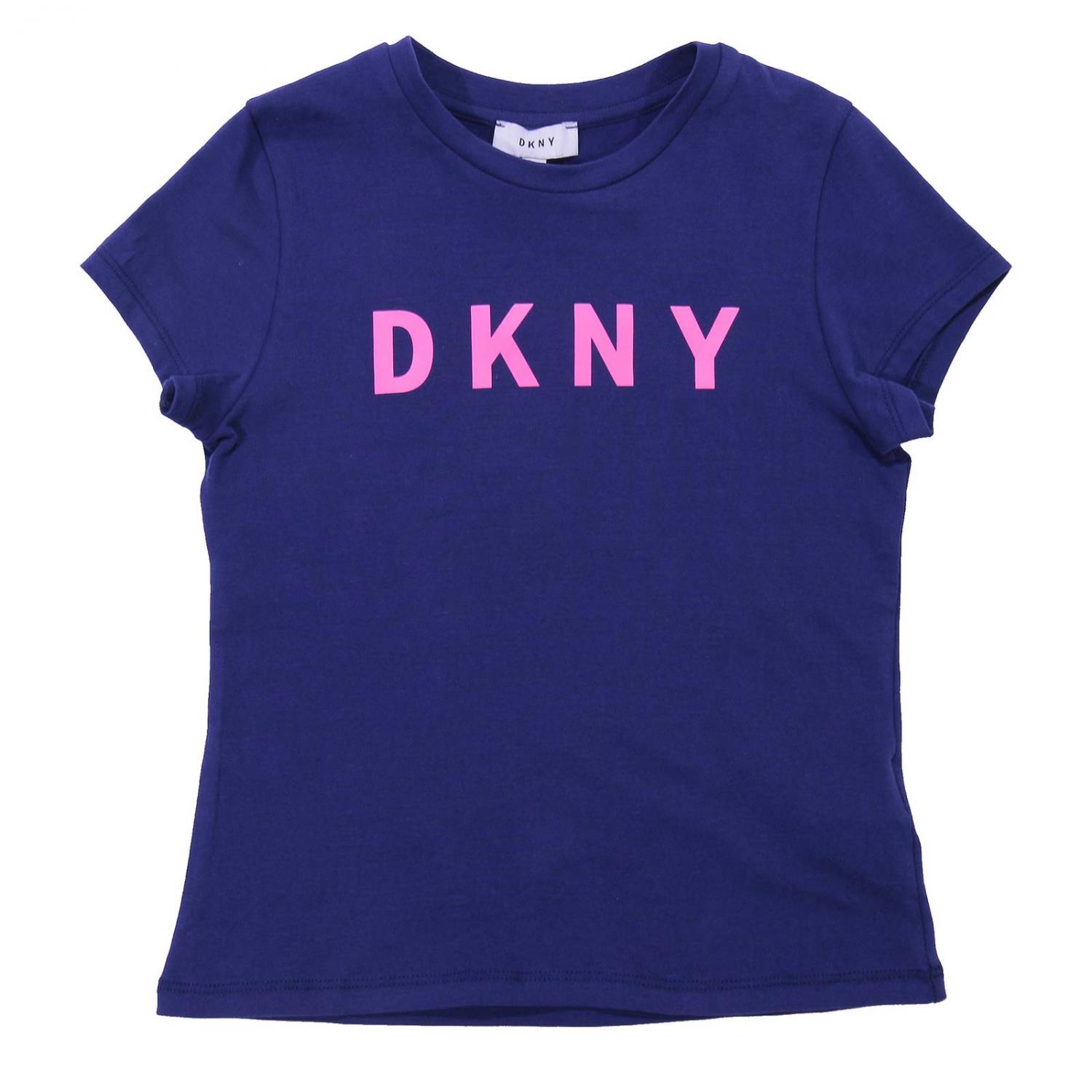 DKNY T-SHIRT: T-shirt enfant Dkny, Bleu - Img 1