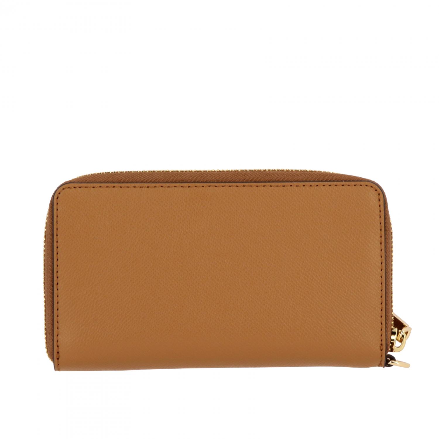 MICHAEL KORS WALLET: Wristlets wallet in hammered leather with removable tap, Leather - Img 3