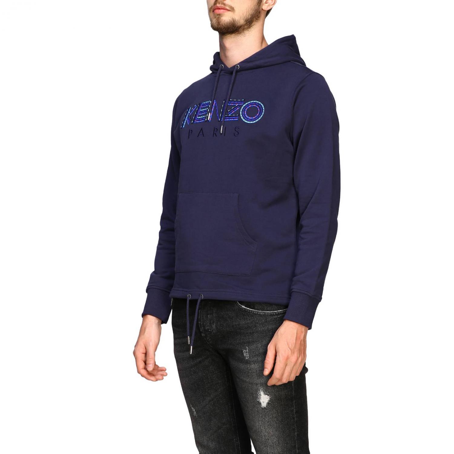 KENZO SUDADERA: Sudadera con capucha Kenzo Paris, Tinta - Img 4