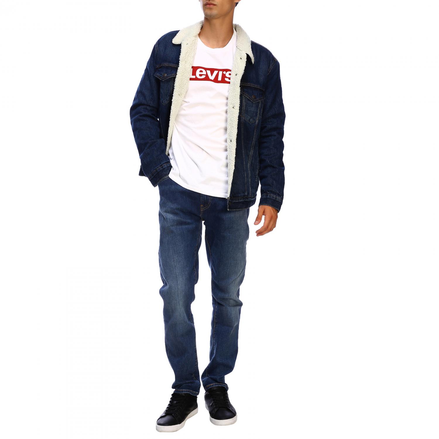 LEVI'S T-SHIRT: Levi's short-sleeved T-shirt with maxi print, White 1 - Img 2