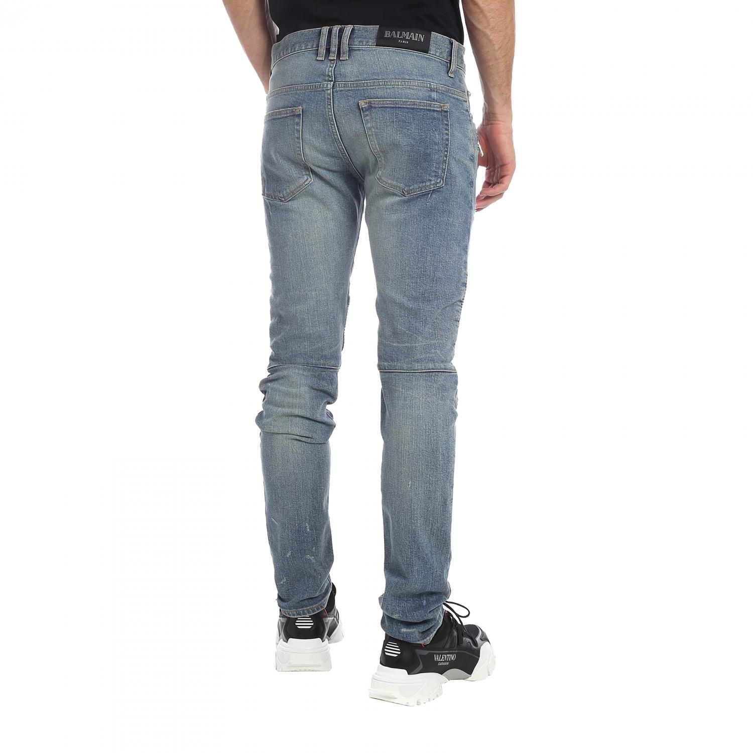 BALMAIN JEANS: Balmain Herren Jeans, Blau - Img 3