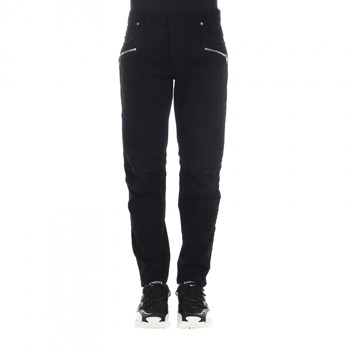 BALMAIN JEANS: Balmain Herren Jeans, Schwarz - Img 1