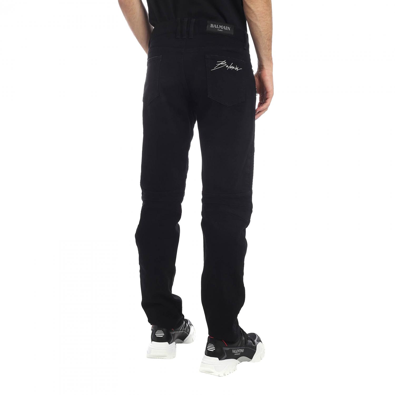 BALMAIN JEANS: Balmain Herren Jeans, Schwarz - Img 3