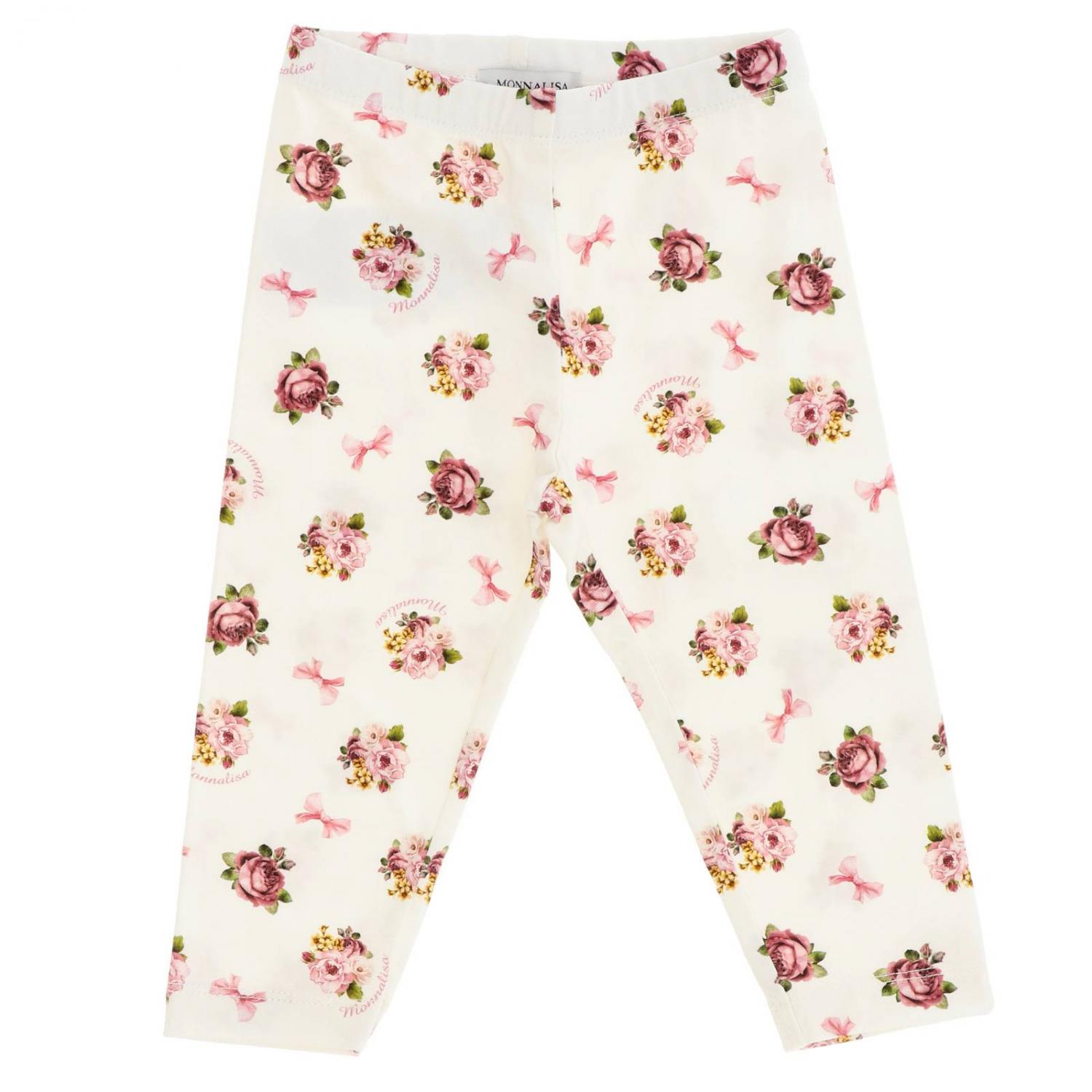 MONNALISA BEBE' HOSE: Monnalisa Bebe' Mädchen Hose, Yellow Cream - Img 1
