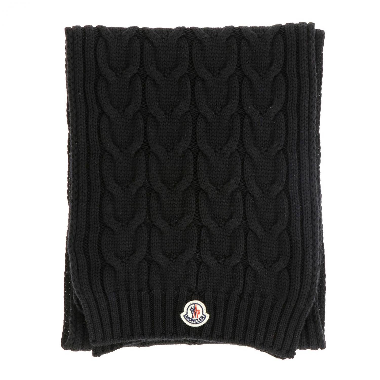 MONCLER SCHAL: Moncler Kinder Schals für Jungen, Schwarz - Img 1