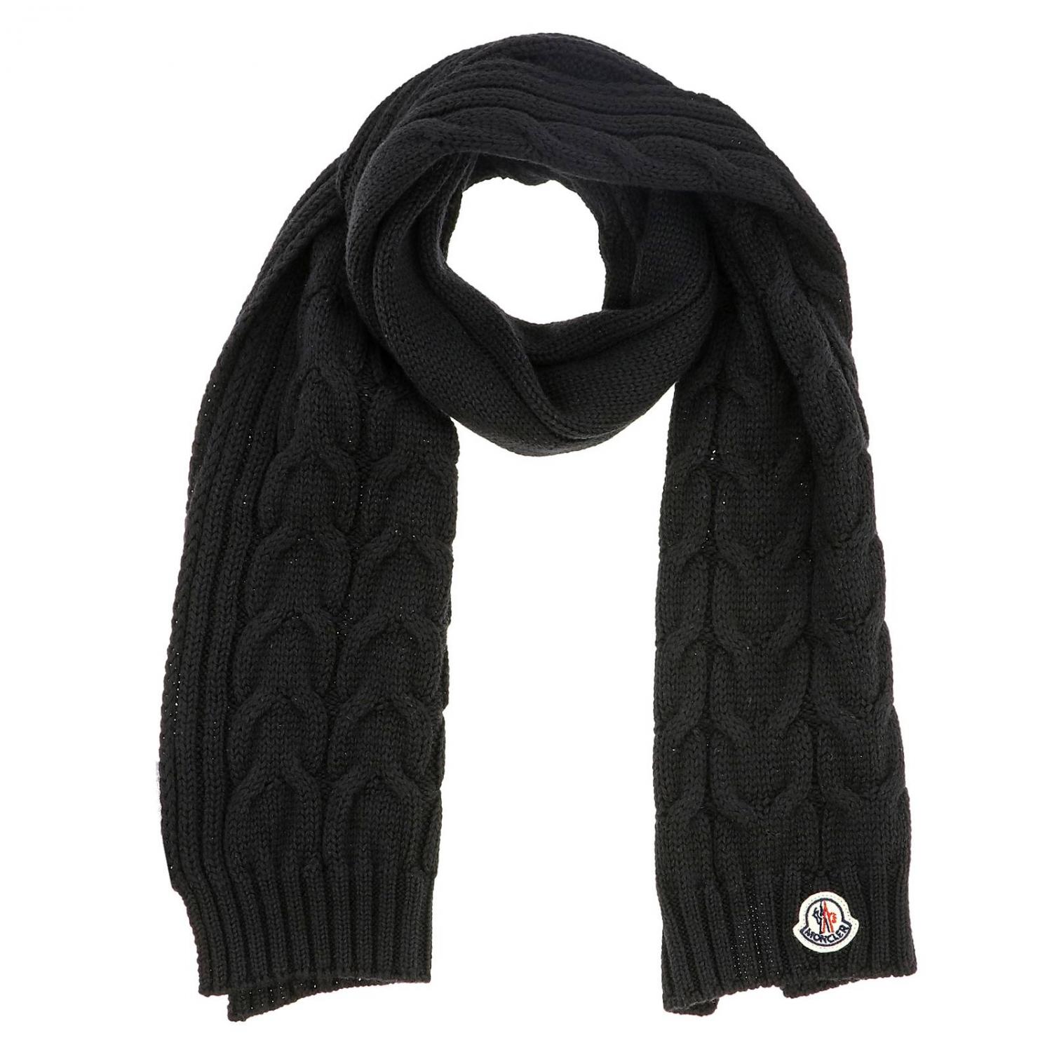 MONCLER SCHAL: Moncler Kinder Schals für Jungen, Schwarz - Img 2