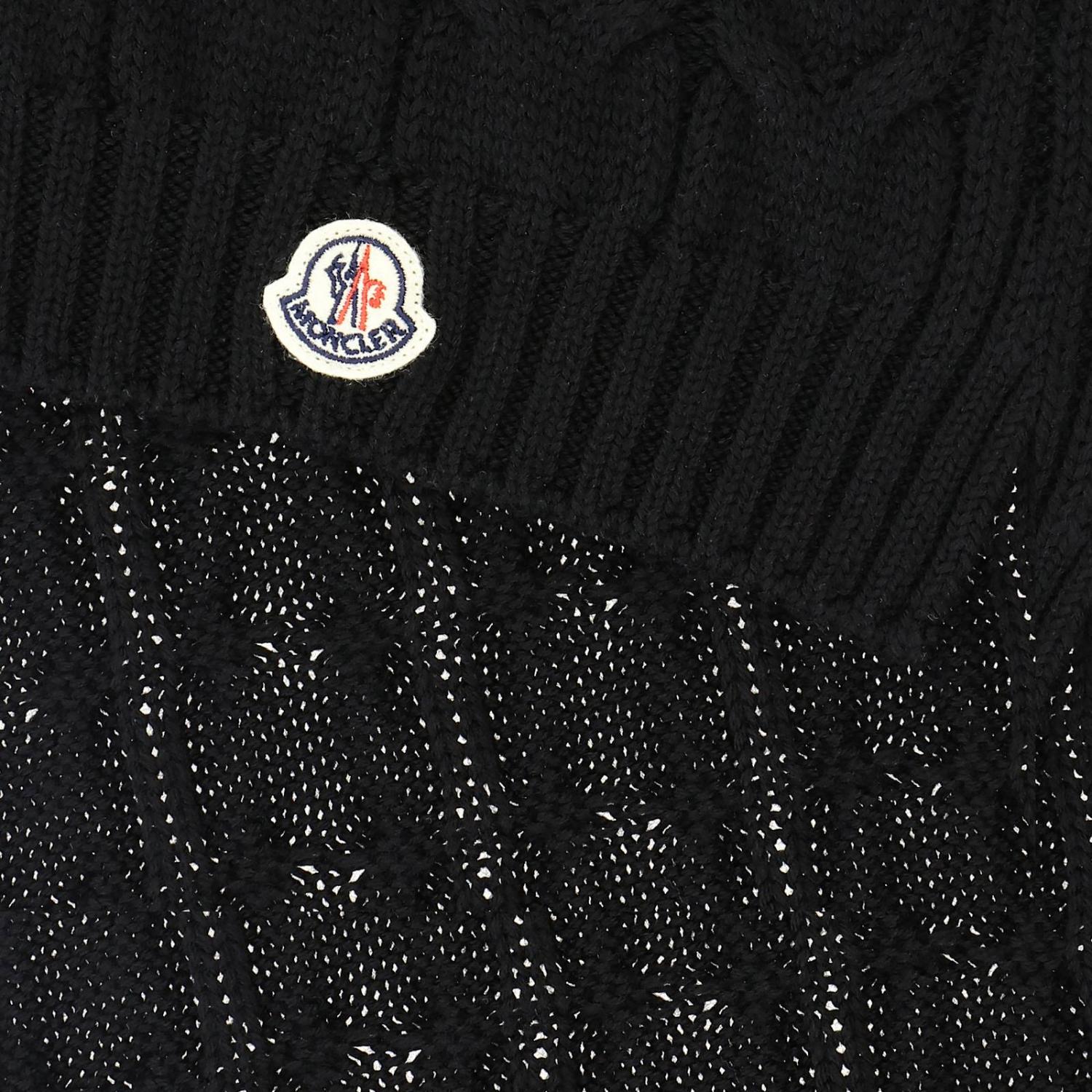 MONCLER SCHAL: Moncler Kinder Schals für Jungen, Schwarz - Img 3