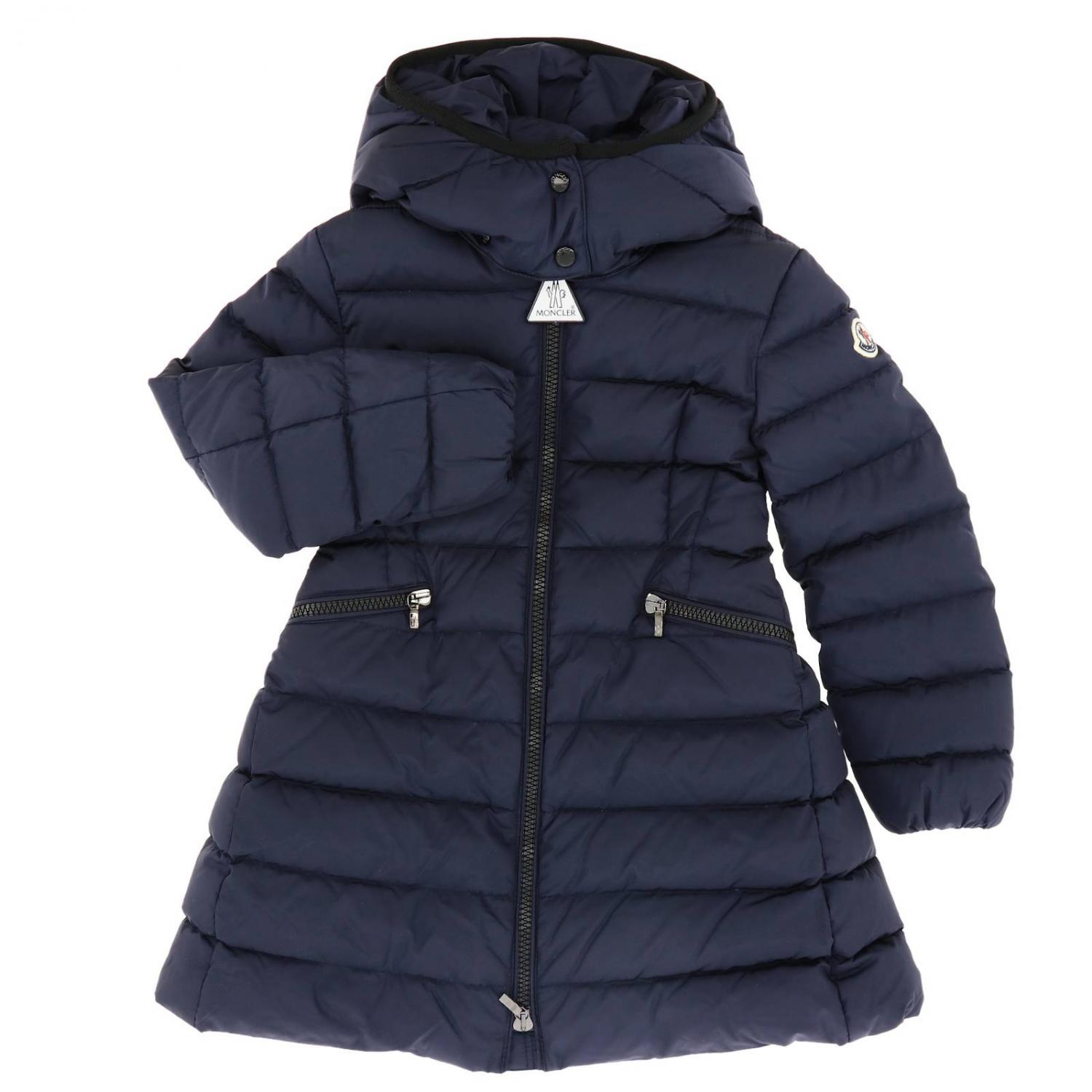 MONCLER JACKE: Moncler Mädchen Jacke, Blau - Img 1