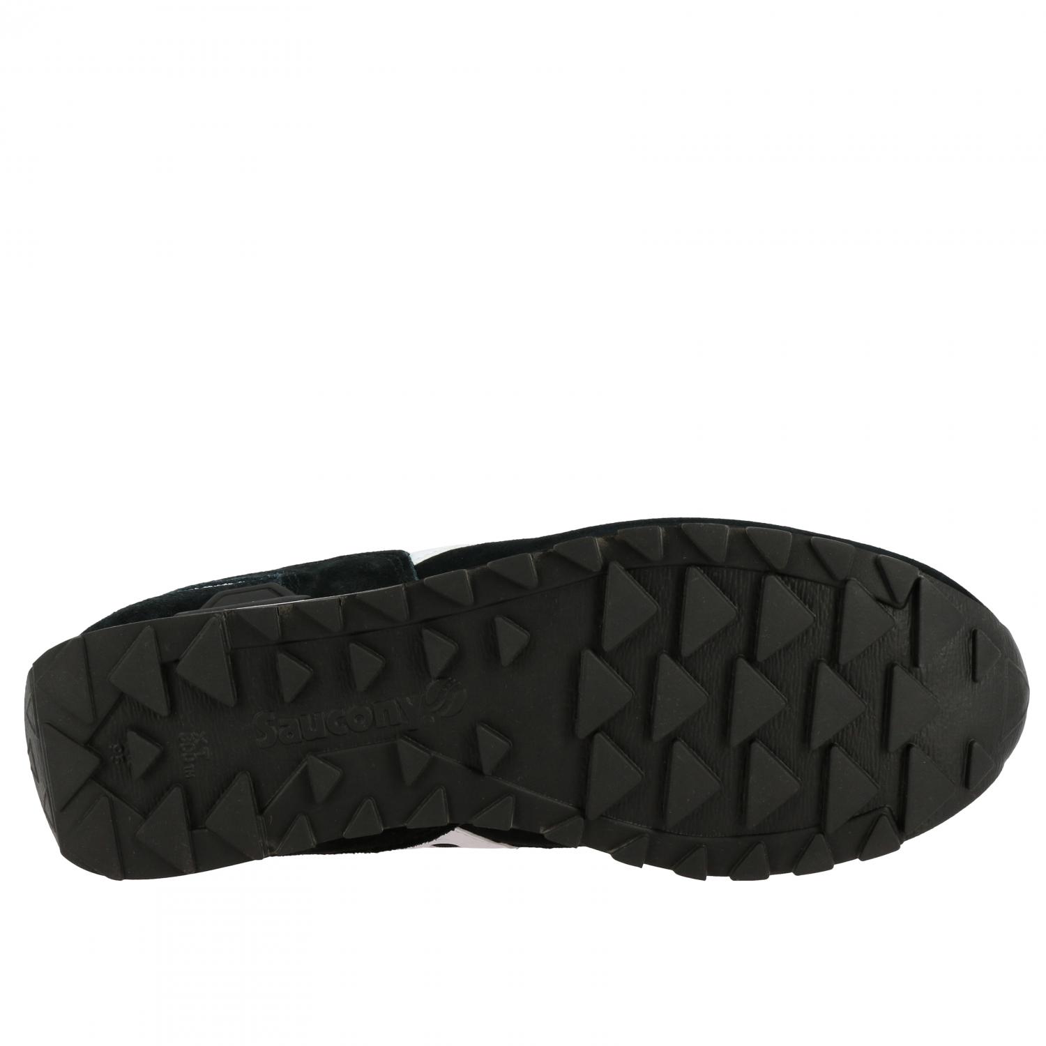 SAUCONY SNEAKERS: Sneakers Saucony in pelle scamosciata e micro rete, Nero - Img 6