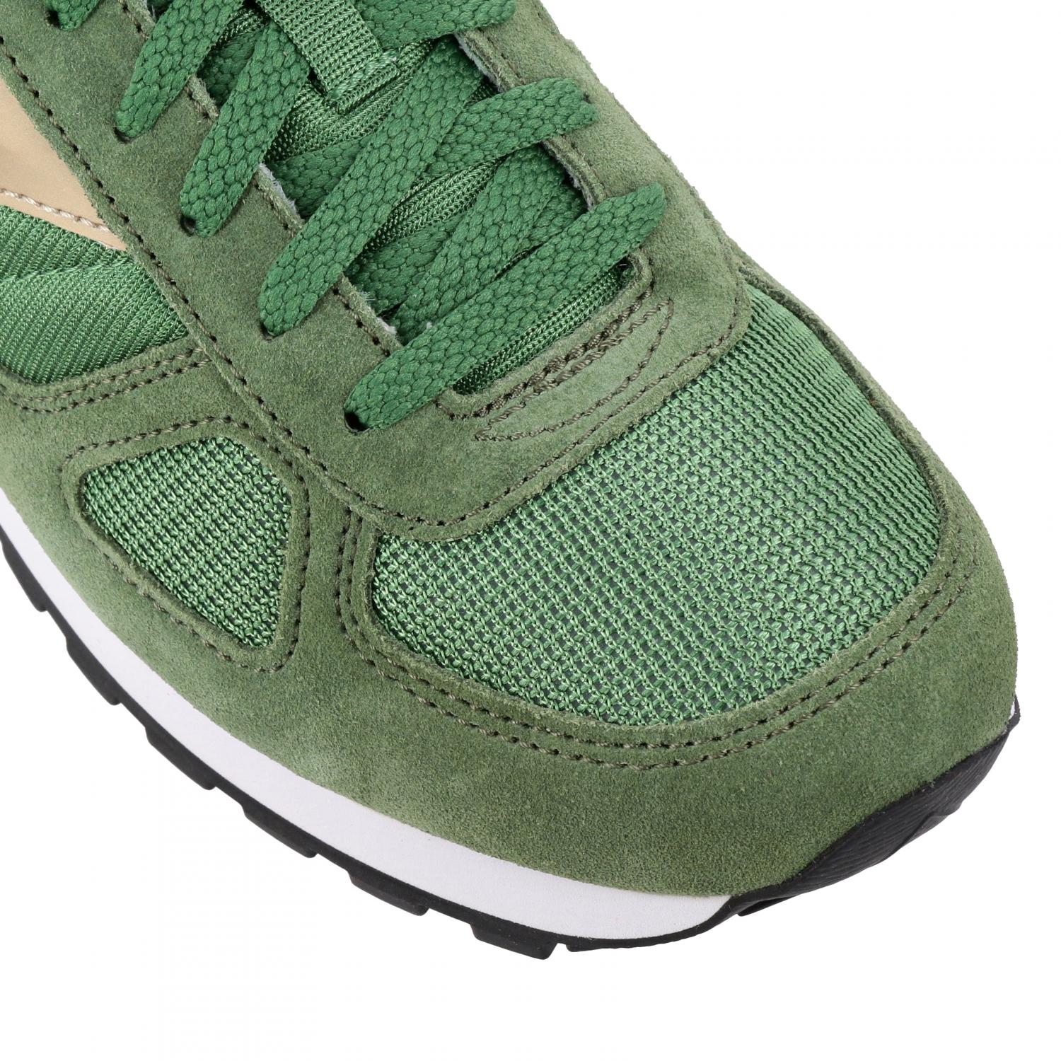 SAUCONY SNEAKERS: Sneakers Saucony in pelle scamosciata e micro rete, Verde - Img 4