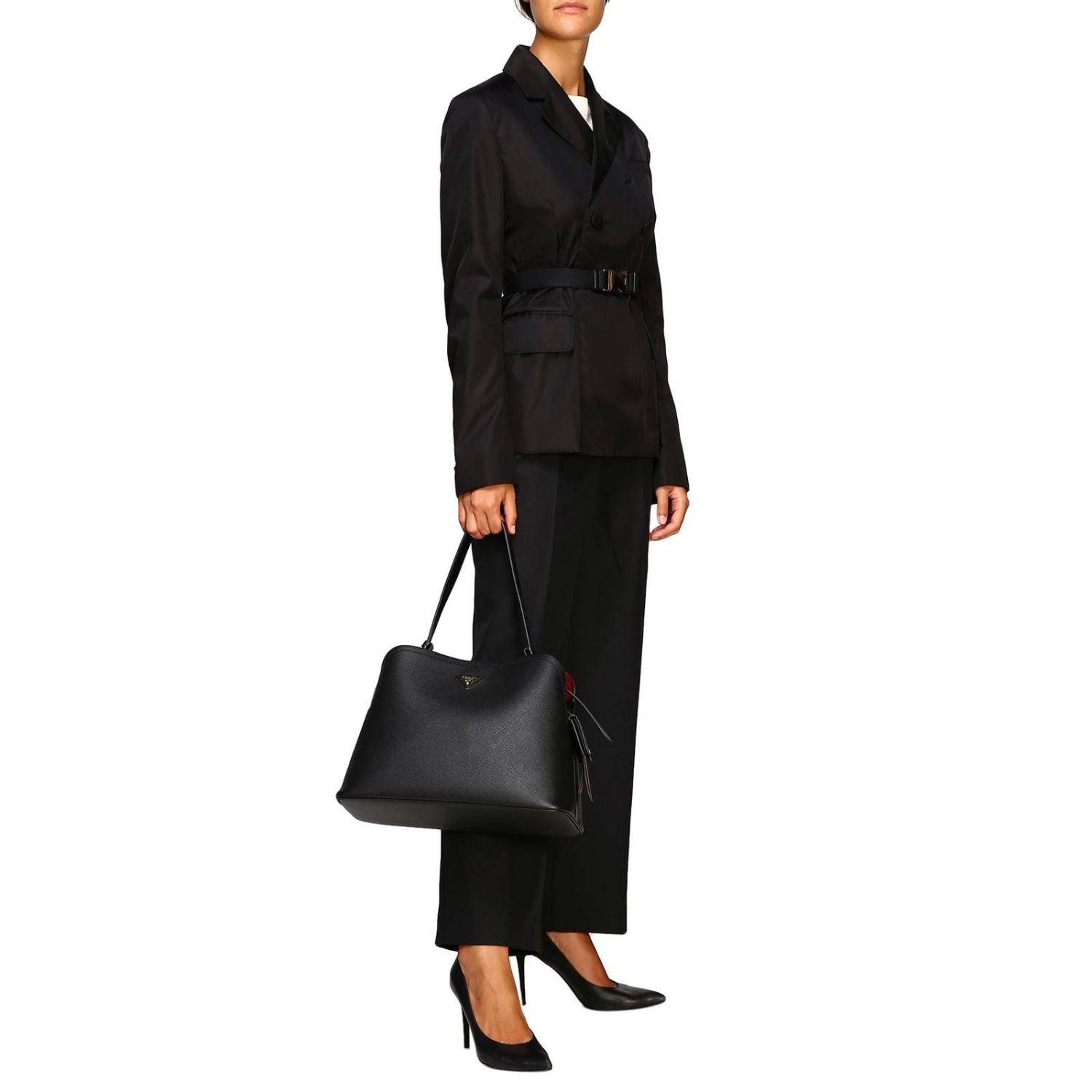 PRADA HOSE: Prada klassische Hose mit hohem Bund, Schwarz - Img 2
