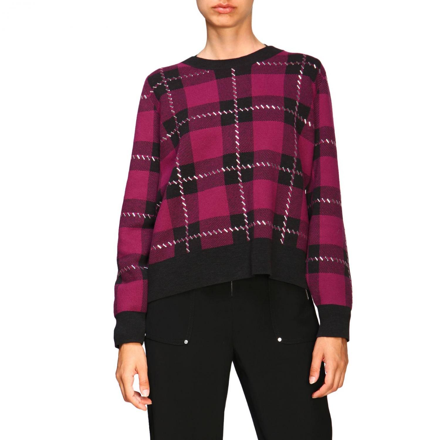 MICHAEL KORS PULL: Pull femme Michael Kors, Violet - Img 1