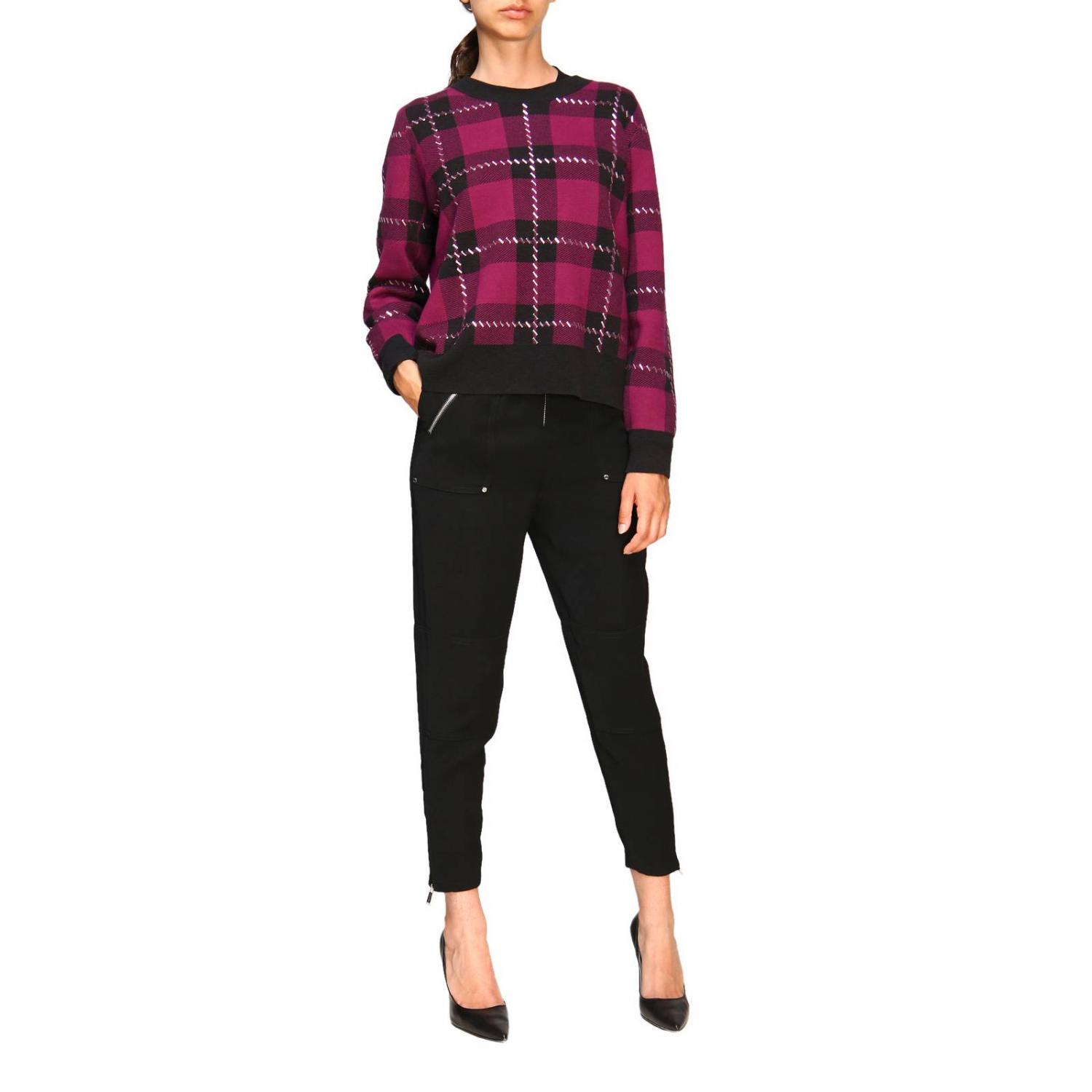 MICHAEL KORS PULL: Pull femme Michael Kors, Violet - Img 2
