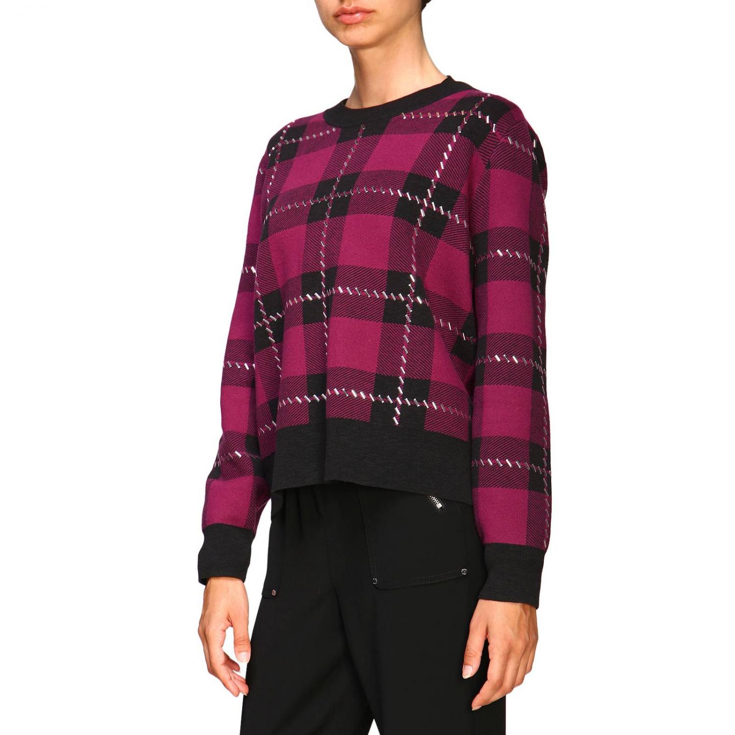 MICHAEL KORS PULL: Pull femme Michael Kors, Violet - Img 4