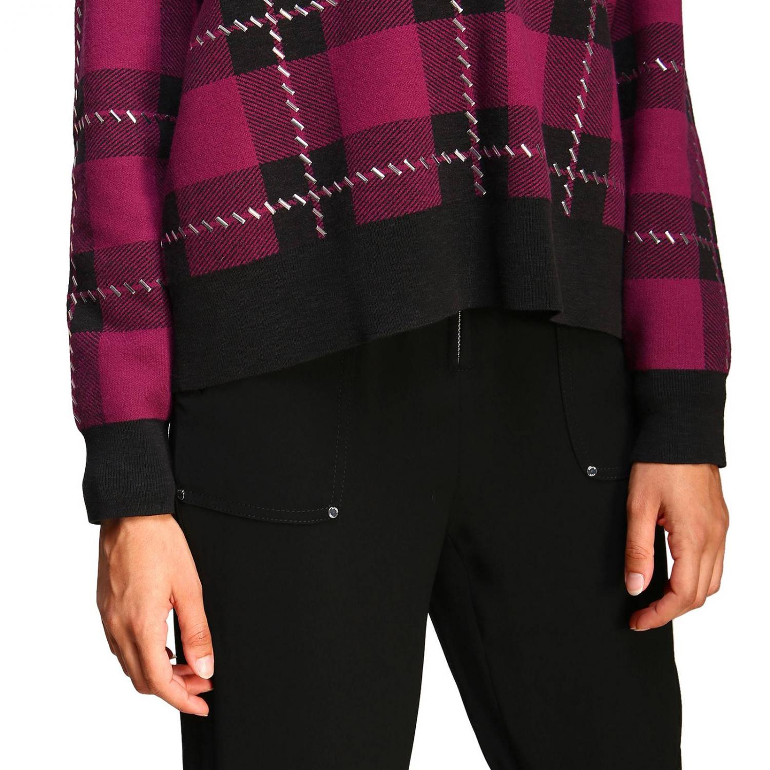 MICHAEL KORS PULL: Pull femme Michael Kors, Violet - Img 5