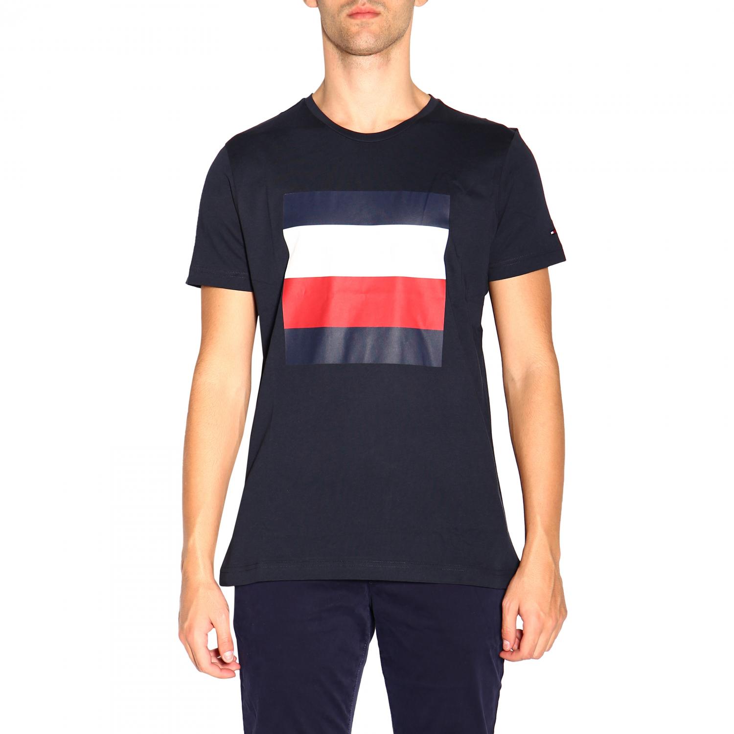 TOMMY HILFIGER T-SHIRT: T-shirt men Tommy Hilfiger, Blue - Img 1