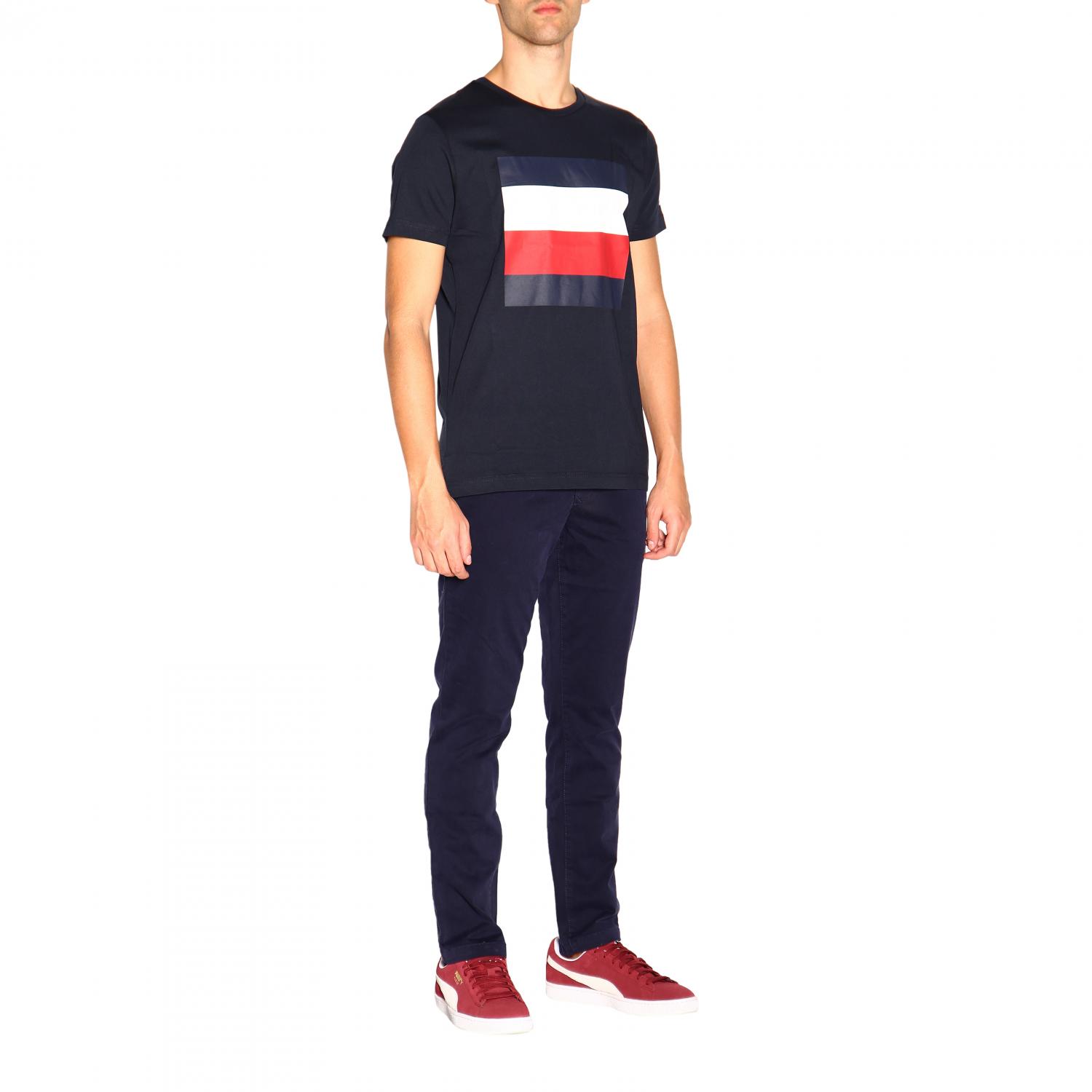 TOMMY HILFIGER T-SHIRT: T-shirt men Tommy Hilfiger, Blue - Img 2