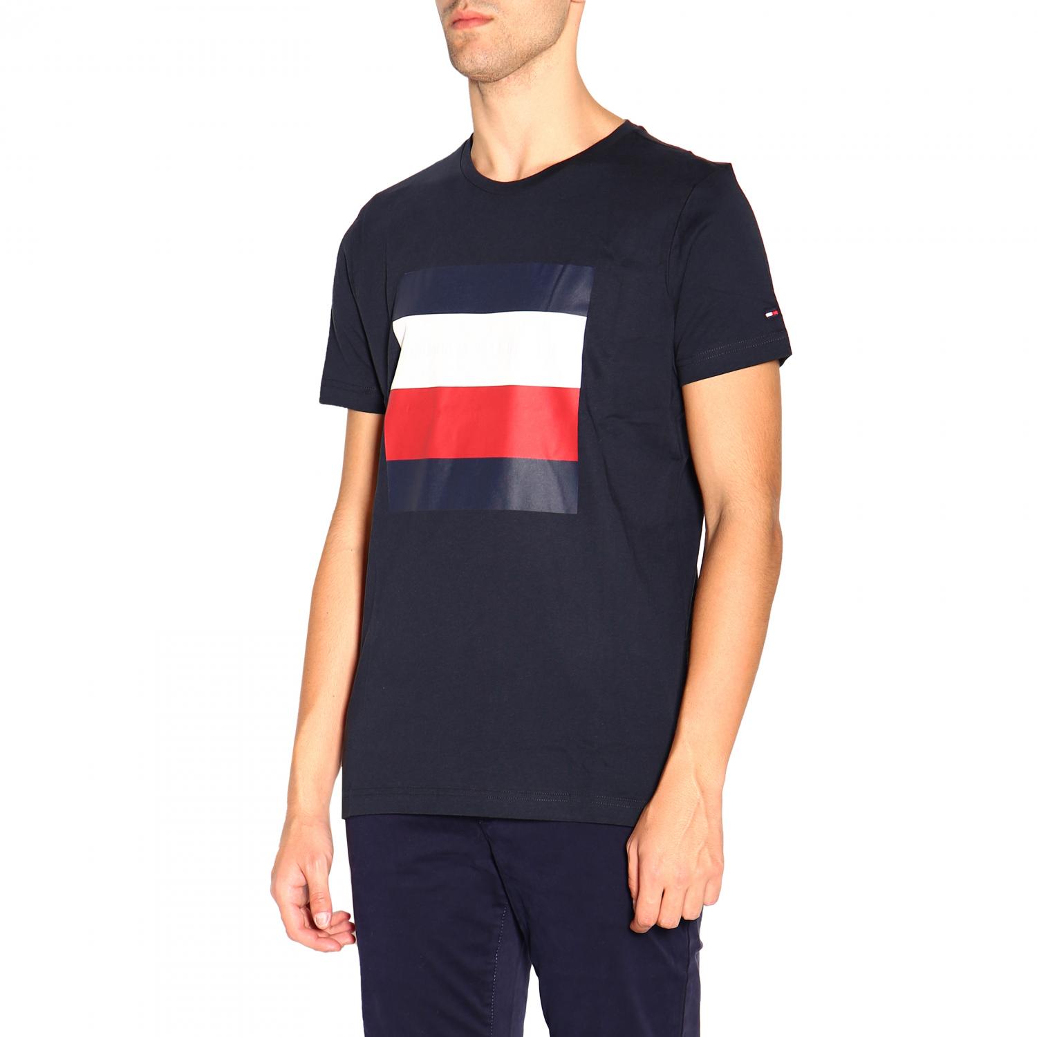 TOMMY HILFIGER T-SHIRT: T-shirt men Tommy Hilfiger, Blue - Img 4