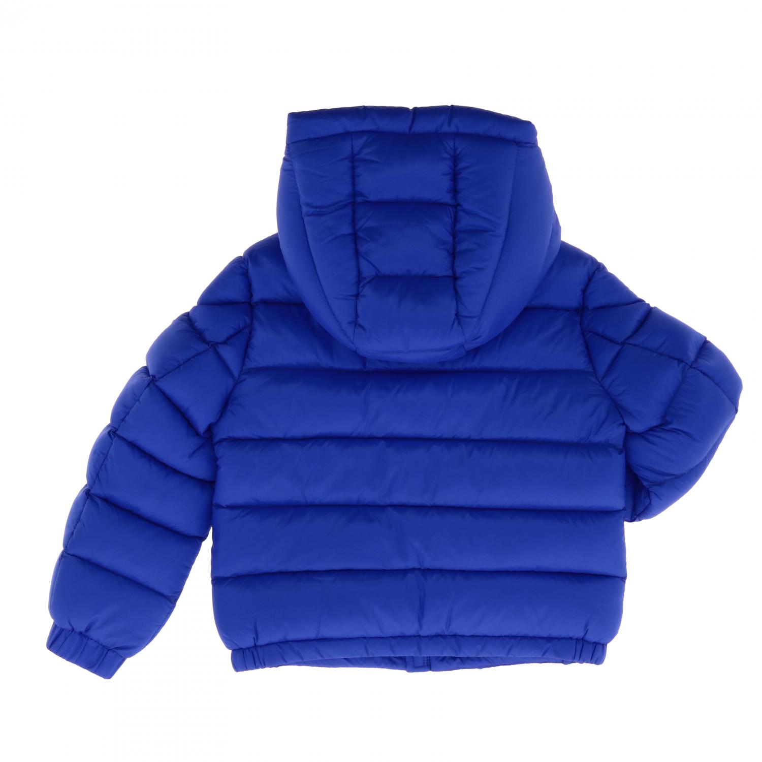 MONCLER JACKET: Jacket kids Moncler, Royal Blue - Img 2
