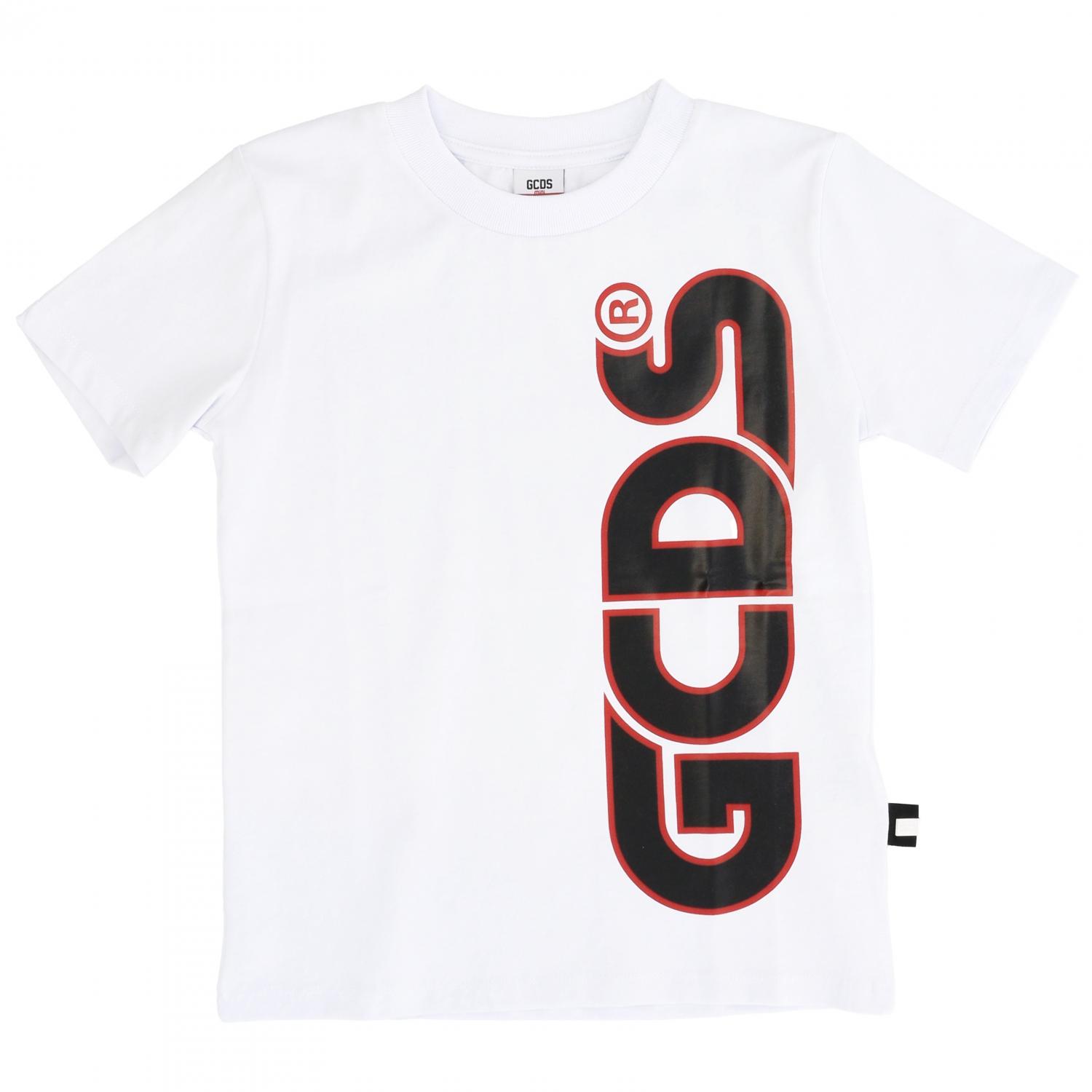 GCDS JUNIOR T-SHIRT: Sweater kids GCDS, White - Img 1