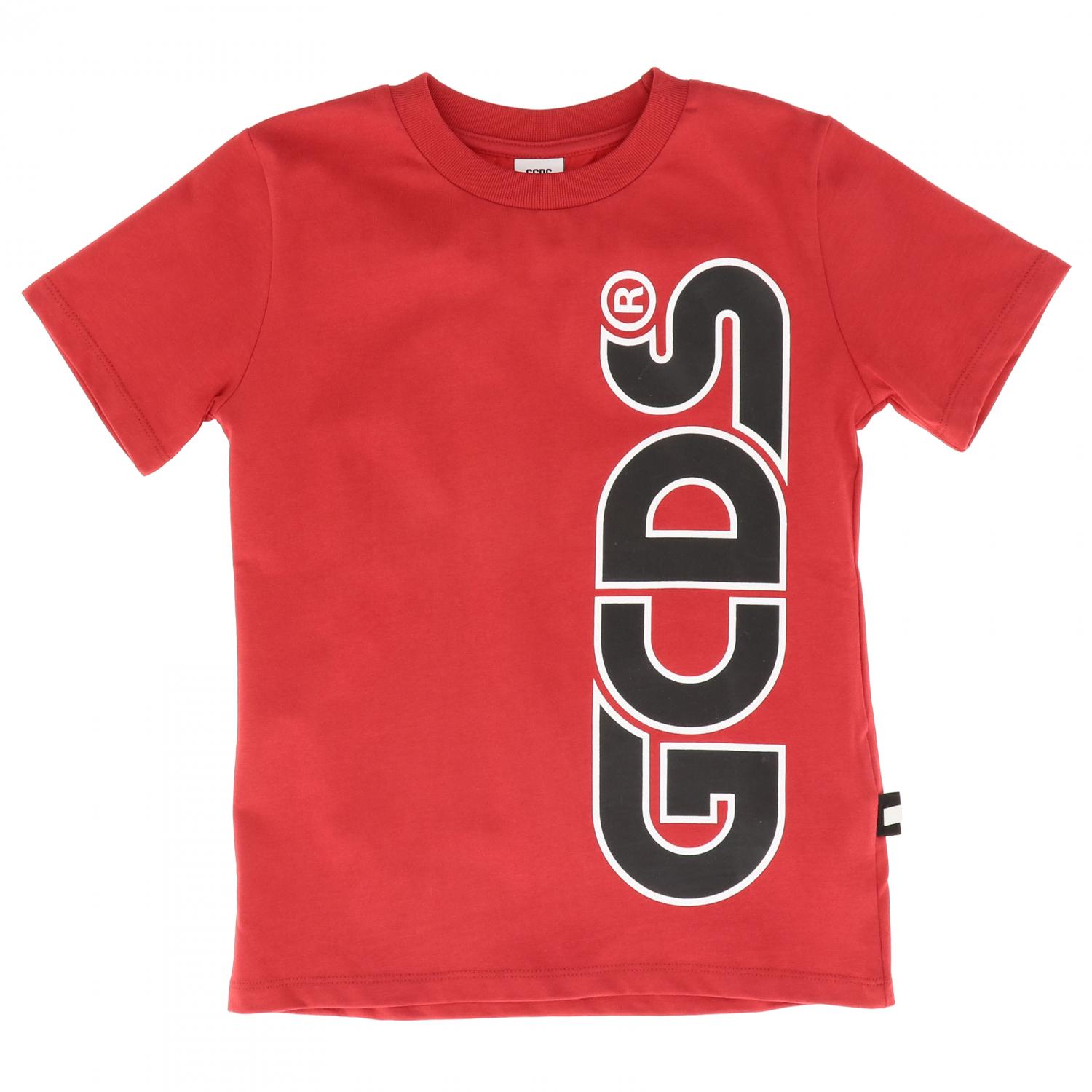 GCDS JUNIOR T-SHIRT: GCDS Jungen T-Shirt, Rot - Img 1