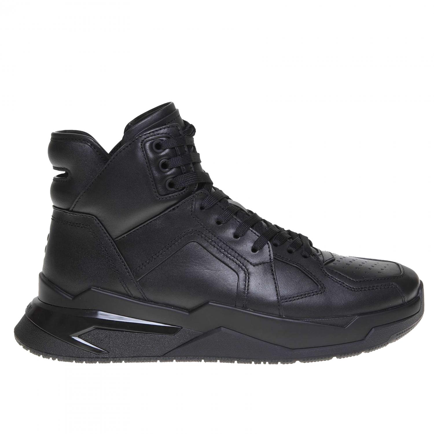 BALMAIN SNEAKERS: Balmain Herren Sneakers, Schwarz - Img 1