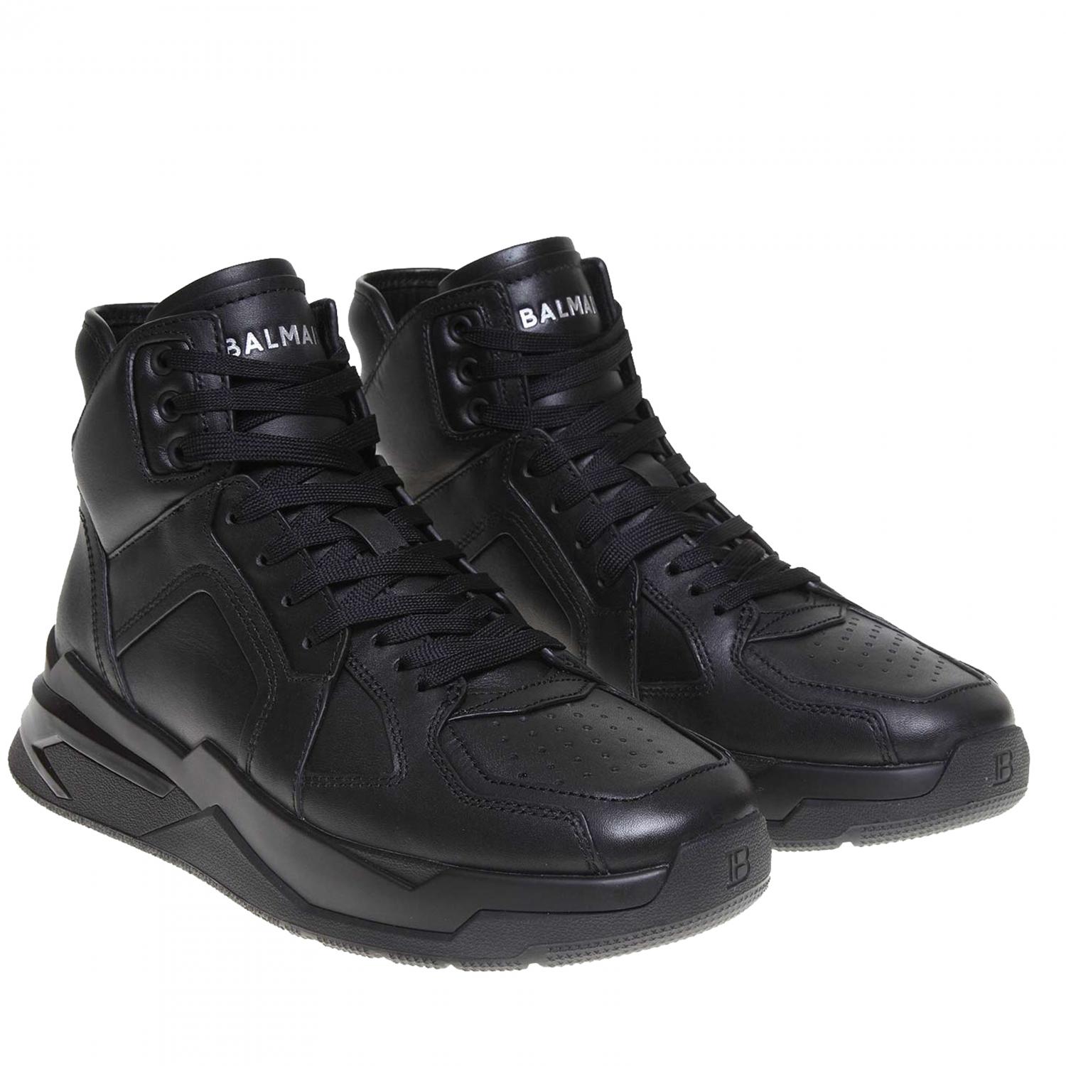 BALMAIN SNEAKERS: Balmain Herren Sneakers, Schwarz - Img 2