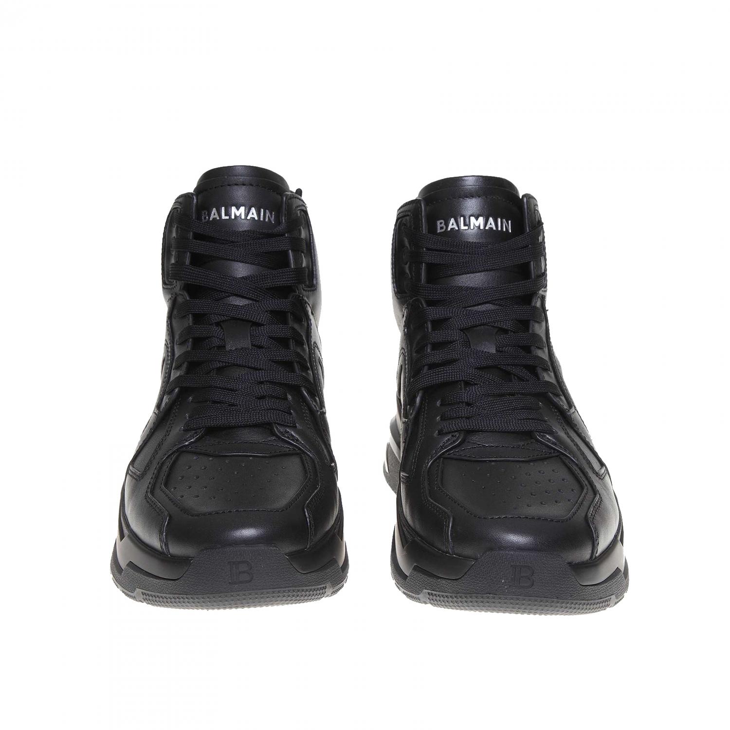 BALMAIN SNEAKERS: Balmain Herren Sneakers, Schwarz - Img 3