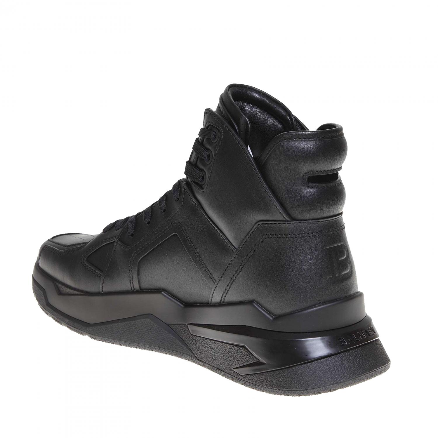 BALMAIN SNEAKERS: Balmain Herren Sneakers, Schwarz - Img 5